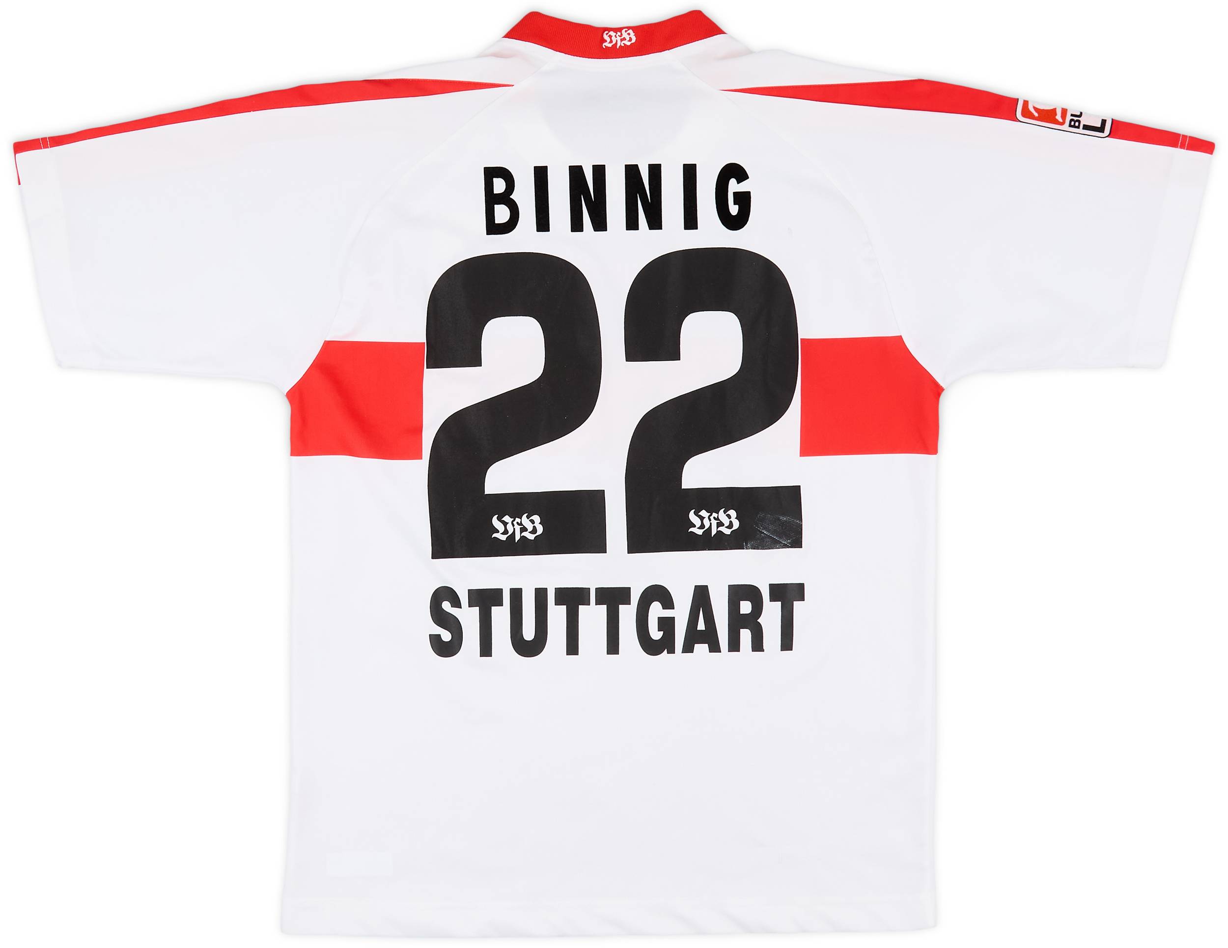 2002-03 Stuttgart Home Shirt Binnig #22 - 7/10 - (M)