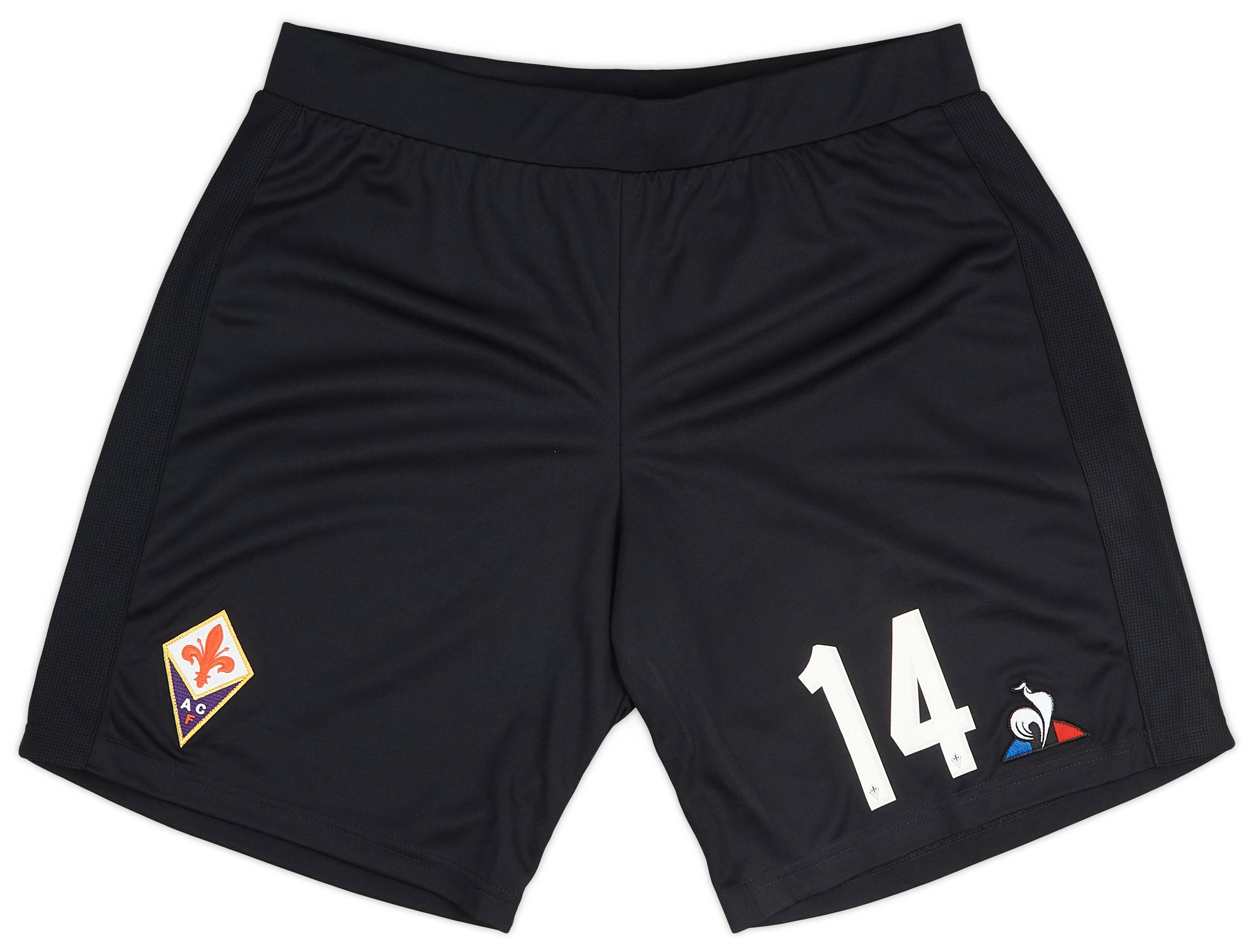 2018-19 Fiorentina Player Issue Home Shorts # - 8/10