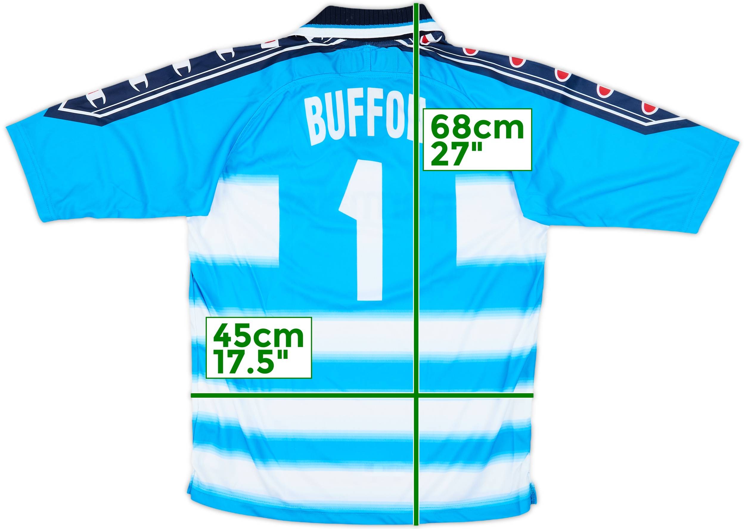 Buffon AC PARMA ブッフォン 1999-00 Parma GK Shirt Buffon #1 (L.Boys)
