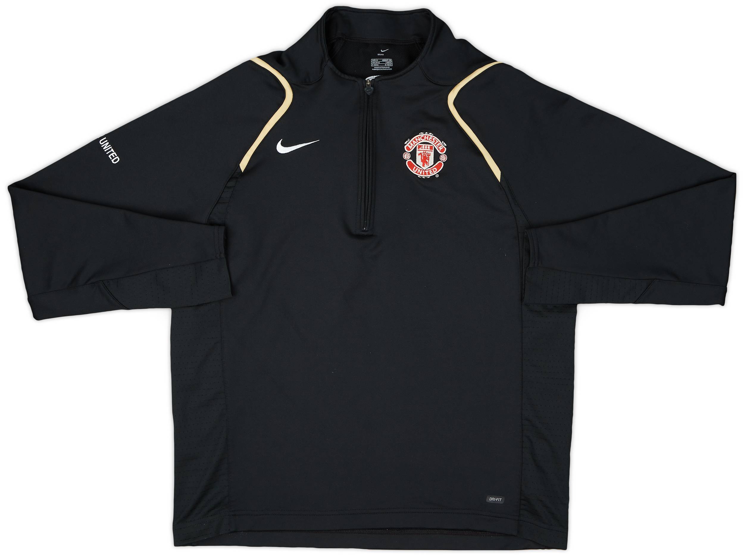 2006-07 Manchester United Nike 1/4 Zip Training Top - 9/10 - (M)
