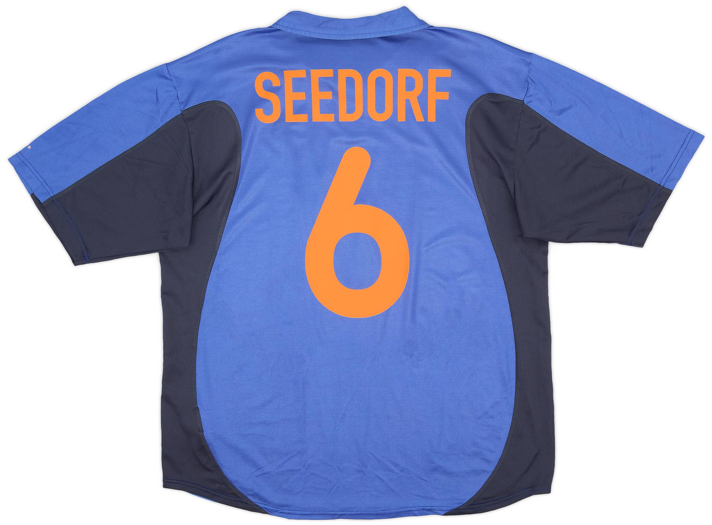 2000-02 Netherlands Away Shirt Seedorf #6 - 6/10 - (L)