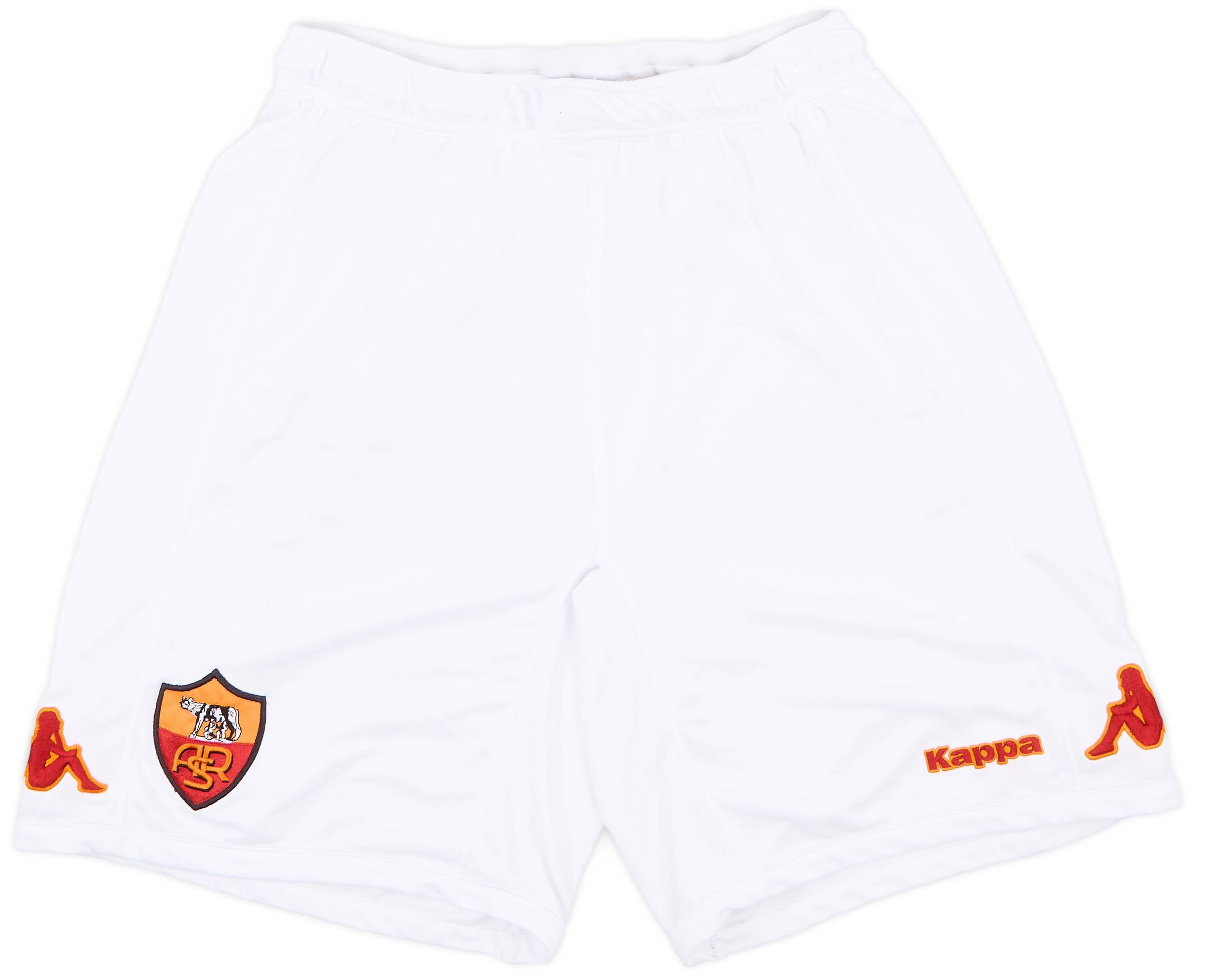 2009-10 Roma Home Shorts - 9/10 - (XL)