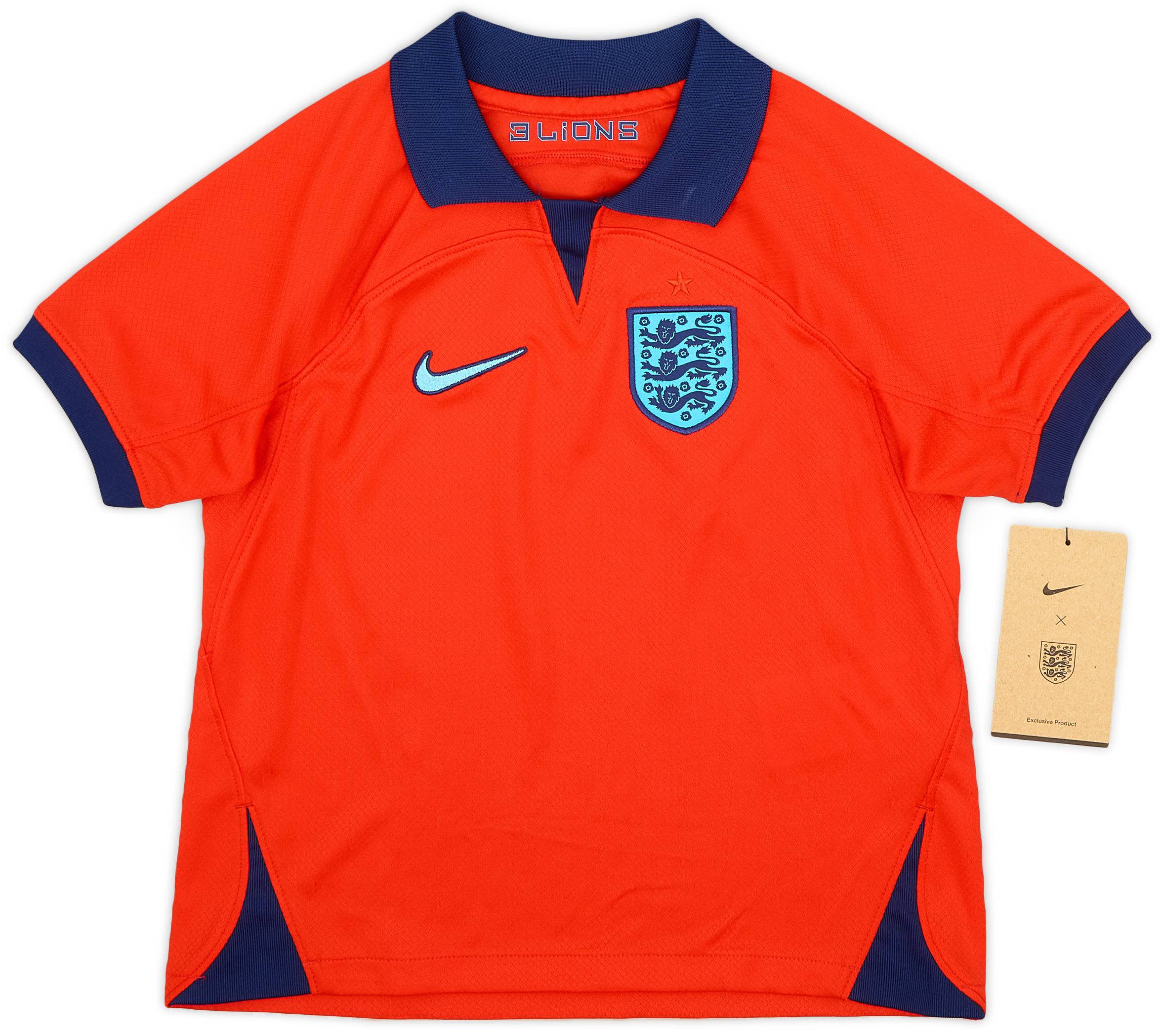 2022-23 England Away Shirt (Little Kids)