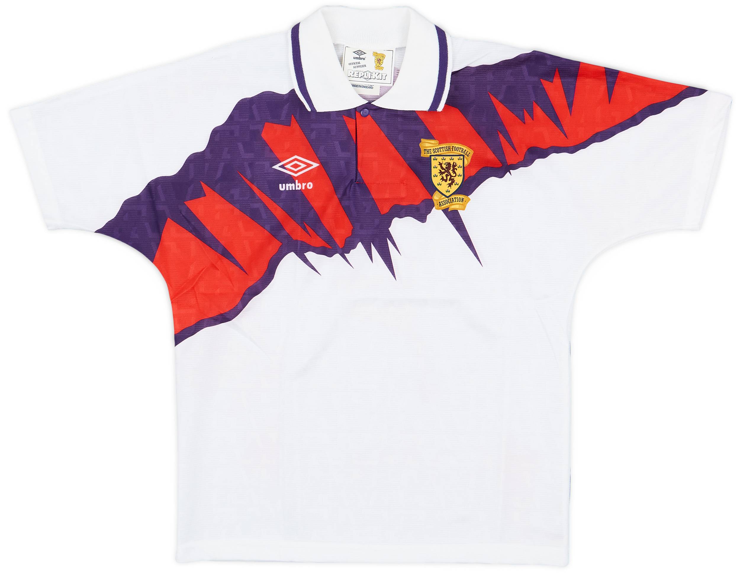 1991-93 Scotland Away Shirt - 10/10 - (L.Boys)