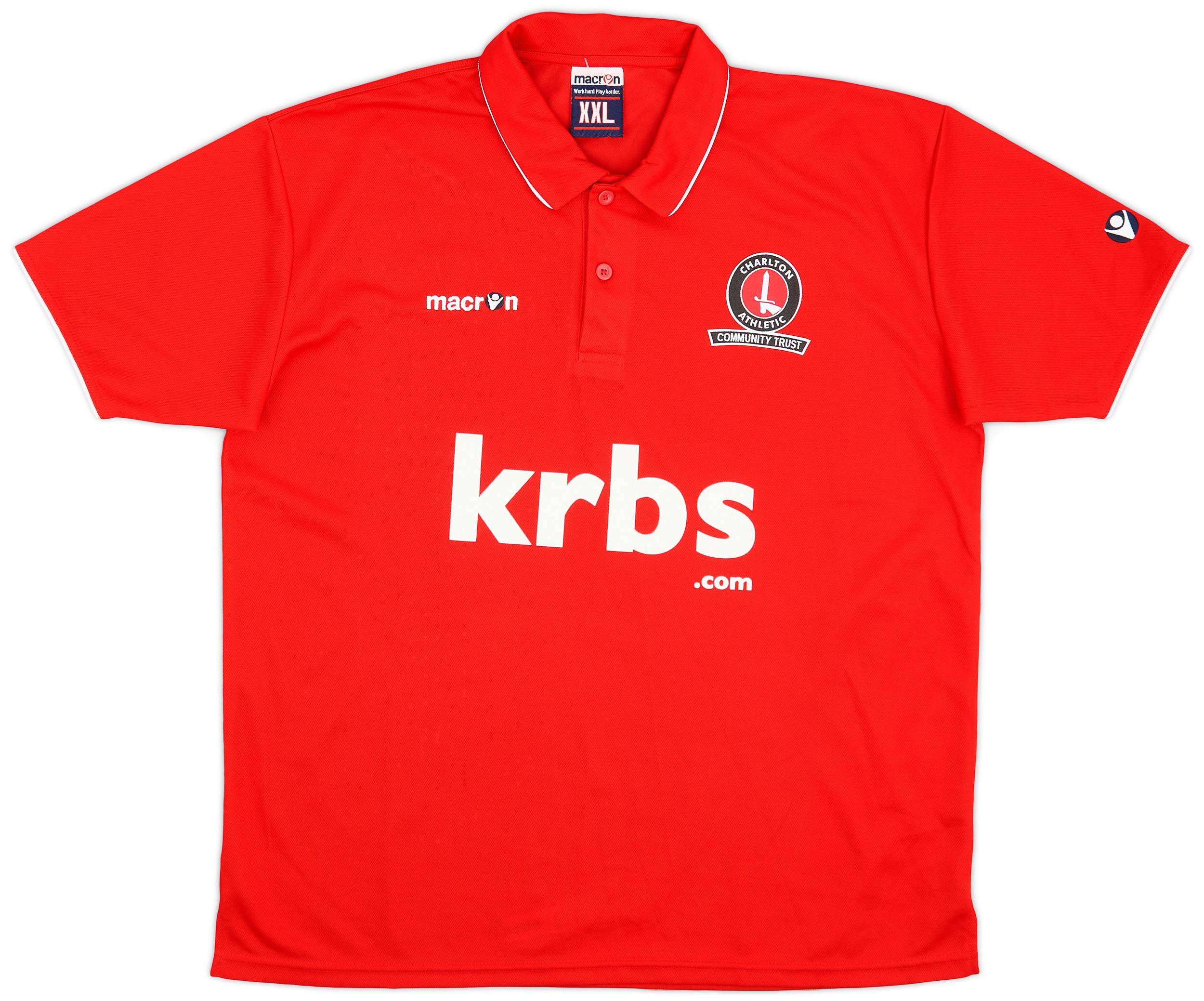 2010-12 Charlton Athletic Community Trust Macron Polo Shirt - 9/10 - (XXL)