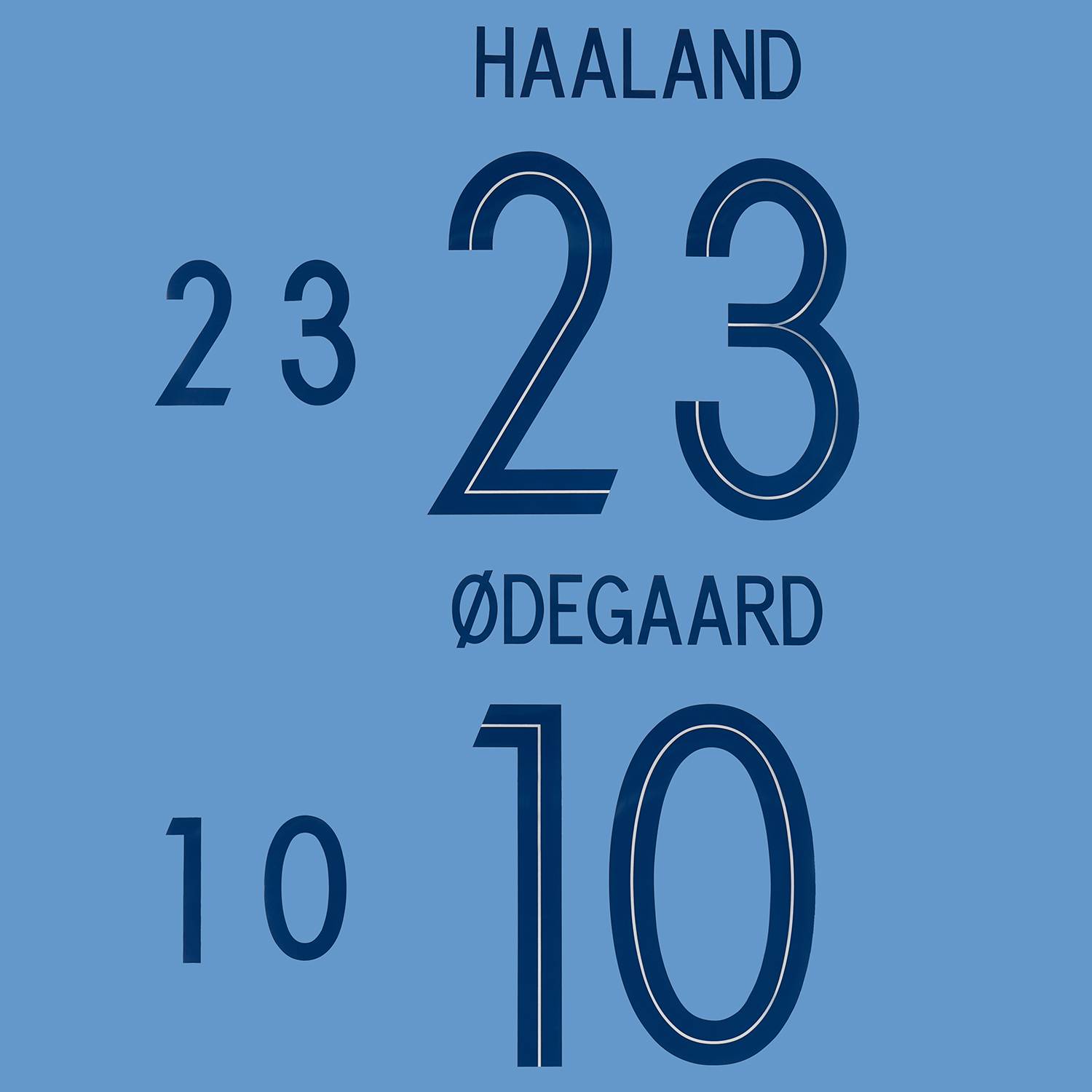 2020-22 Norway Away Name Set