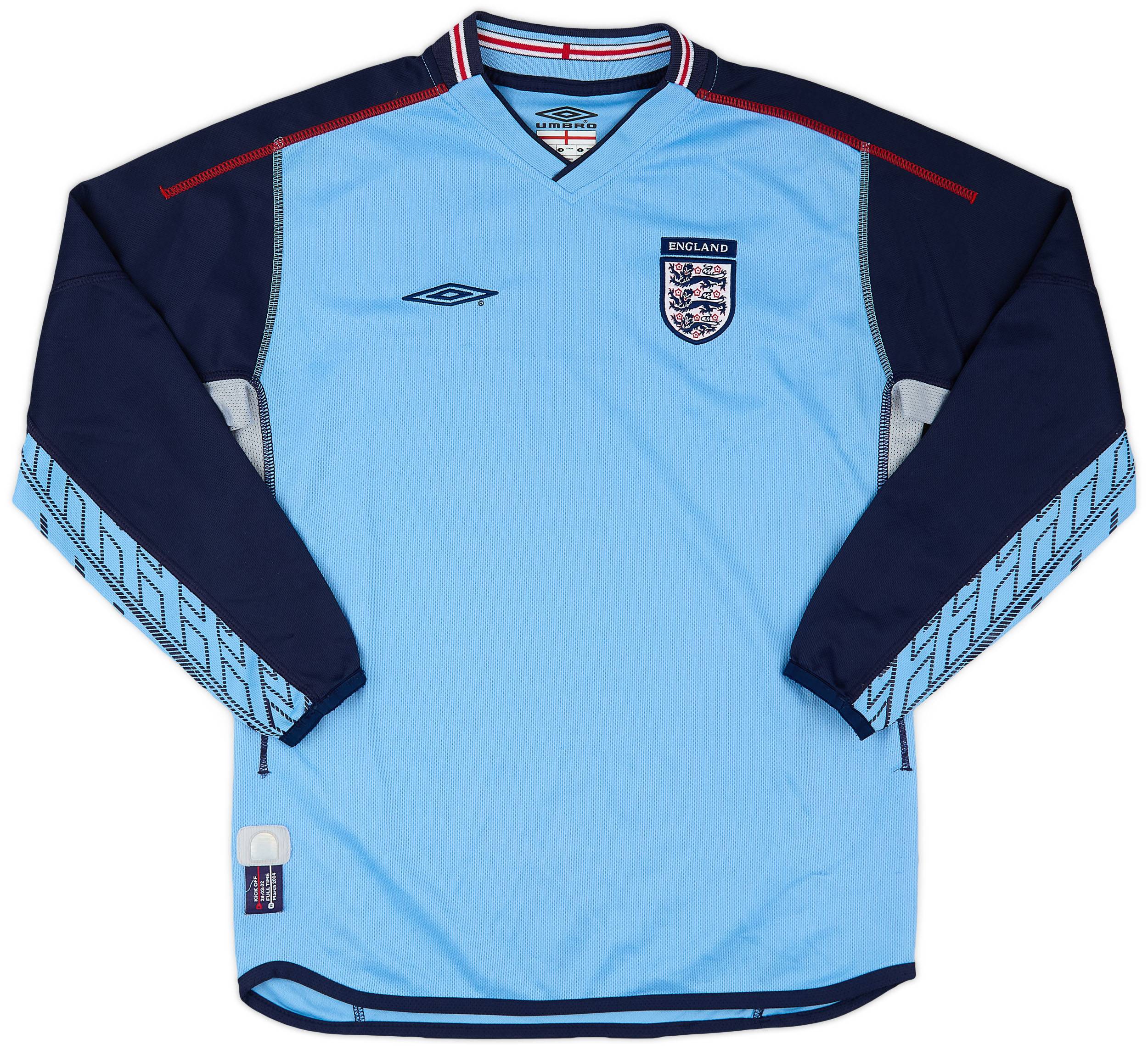 2002-04 England GK Shirt - 7/10 - (L.Boys)