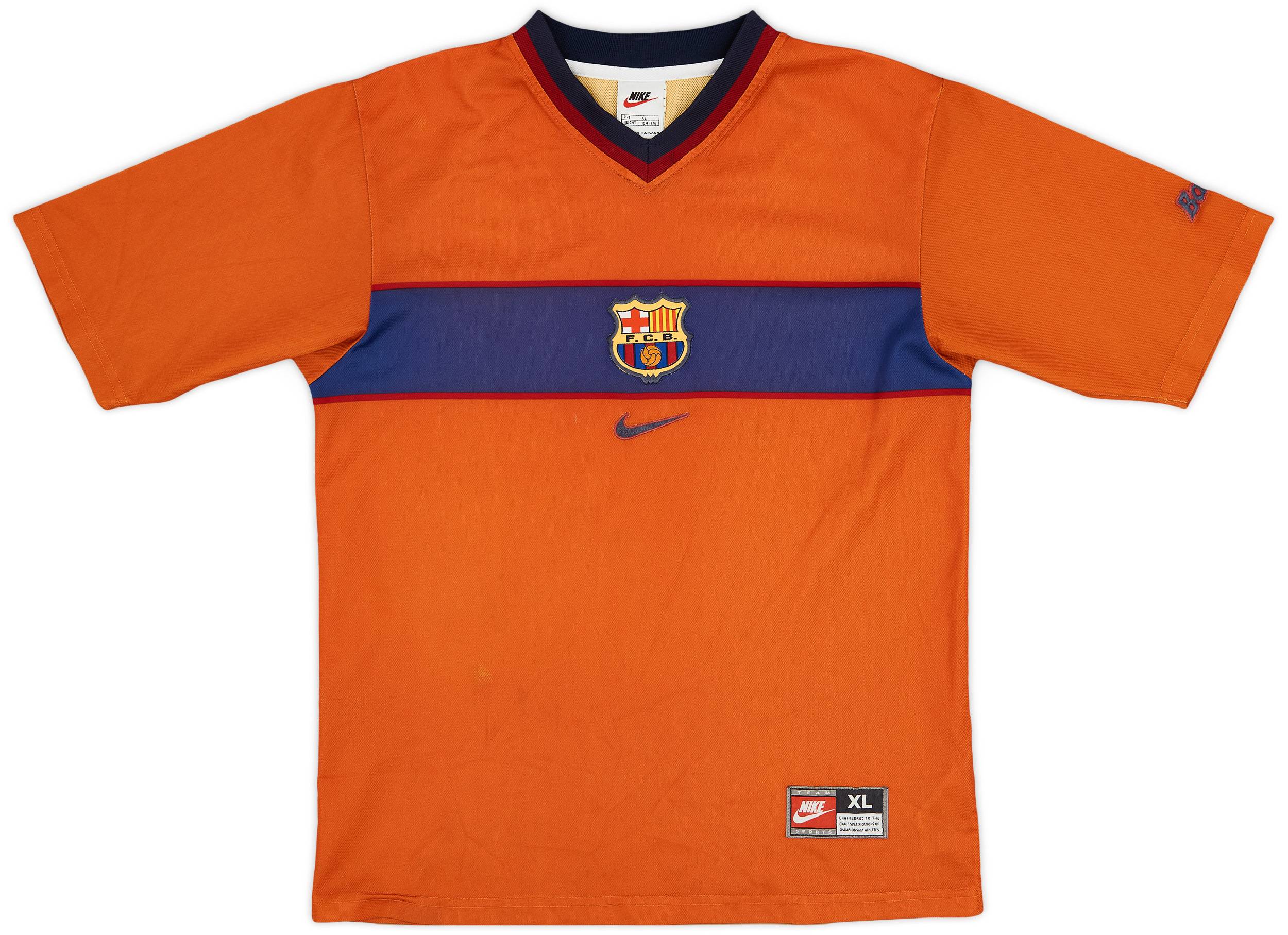 1998-00 Barcelona Basic Third Shirt - 9/10 - (XL.Boys)