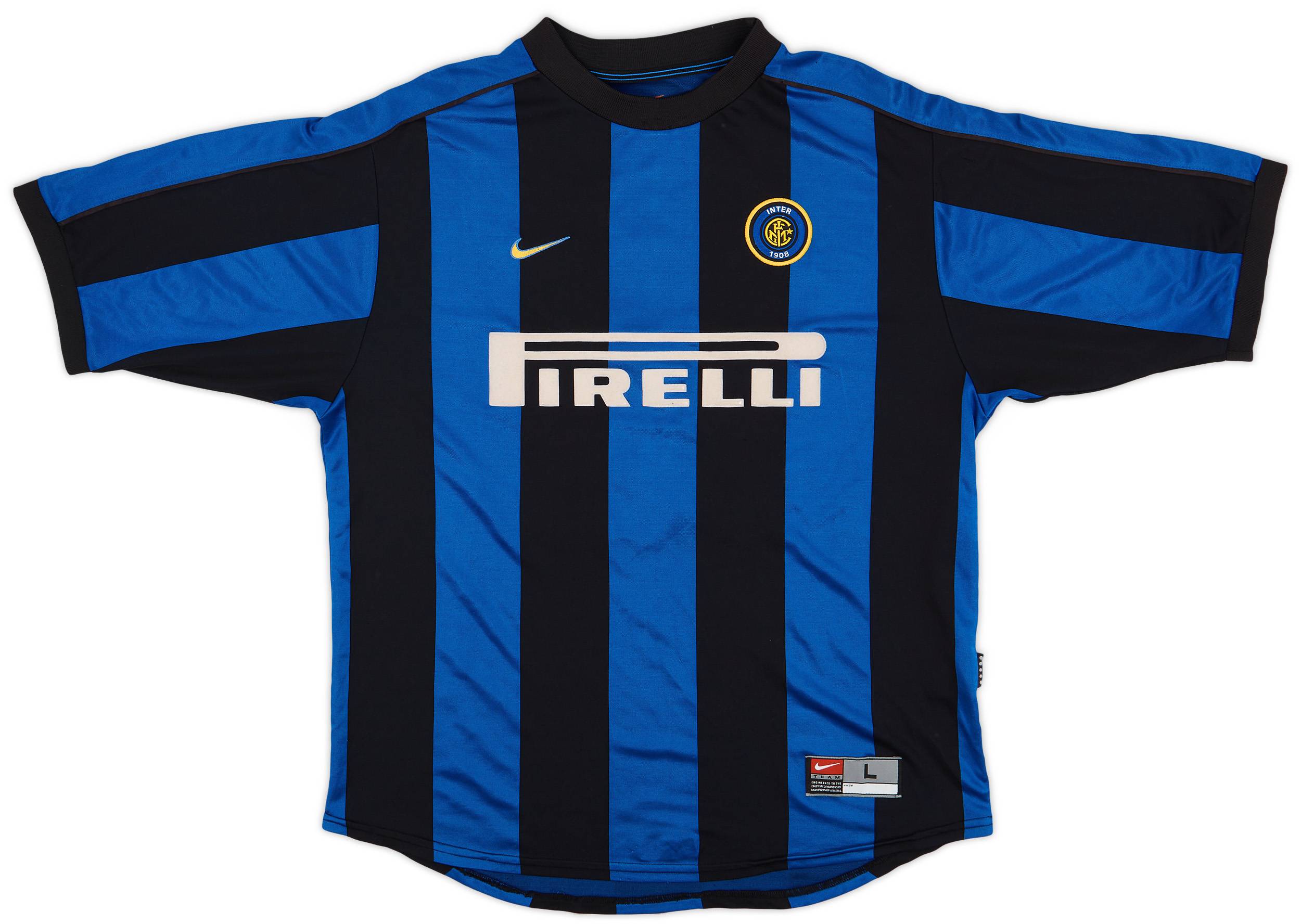 1999-00 Inter Milan Home Shirt Vieri #32 - 6/10 - (L)