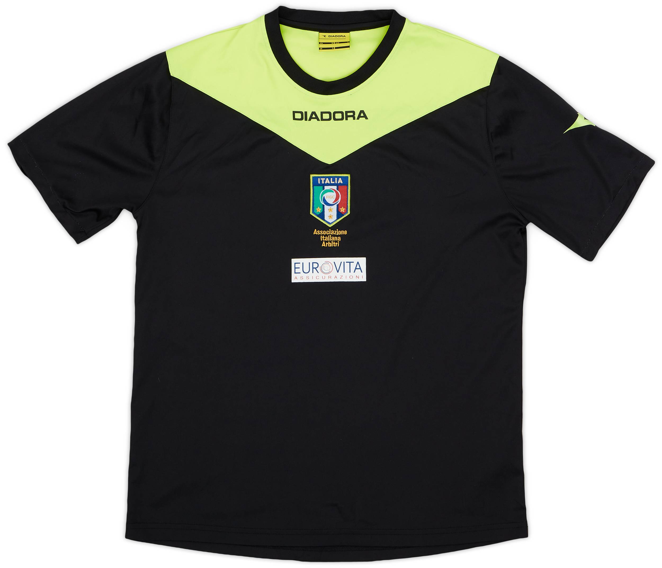 2015-16 Italy Diadora Referee Training Shirt - 7/10 - (S)