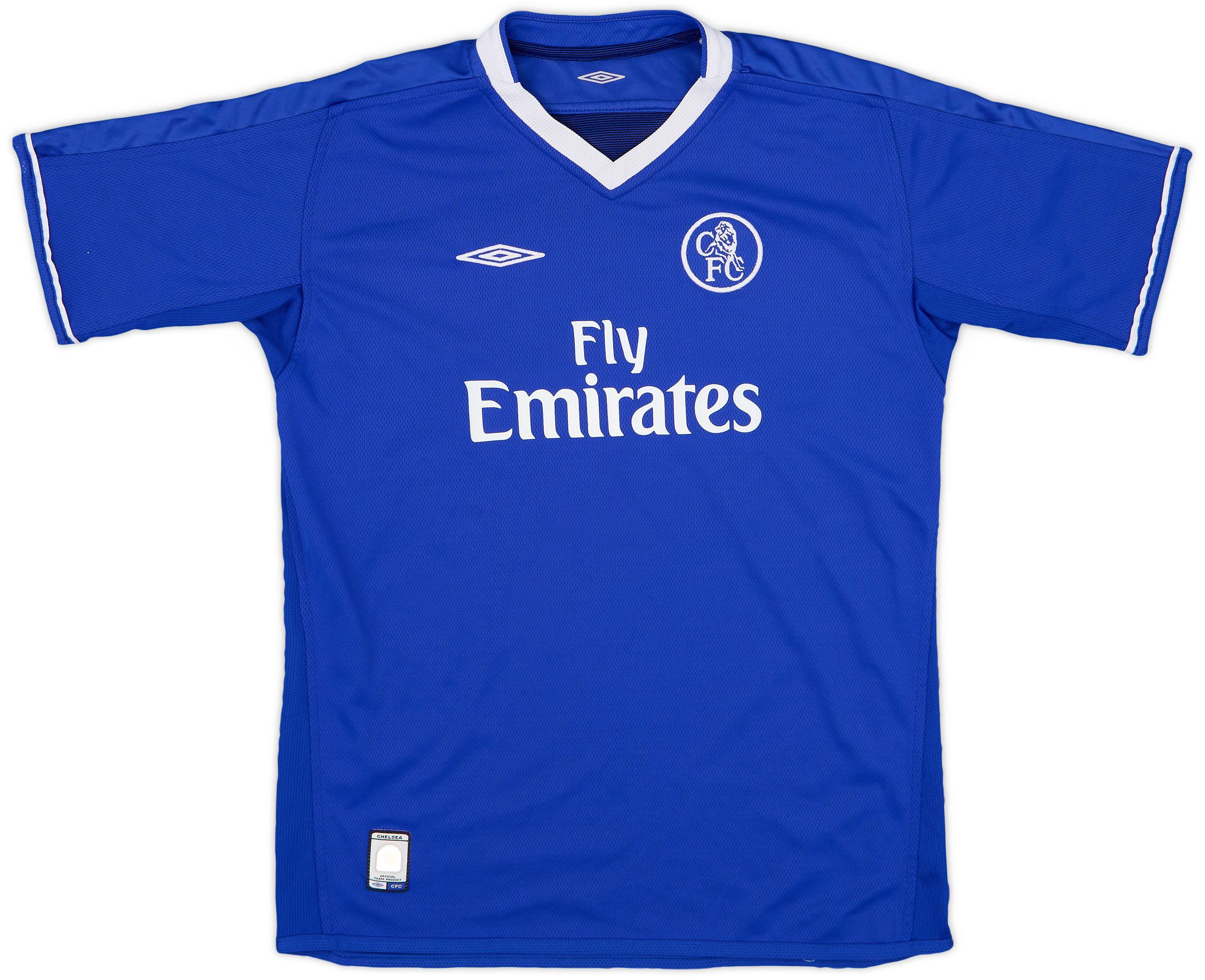 2003-05 Chelsea Home Shirt - 8/10 - (XL.Boys)