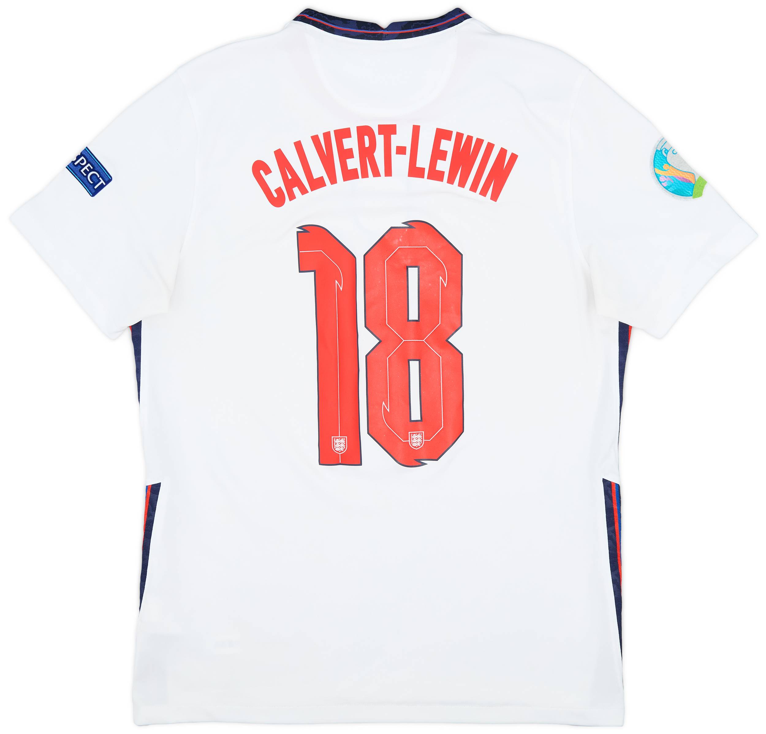 2020-22 England Home Shirt Calvert-Lewin #18 - 6/10 - (L)