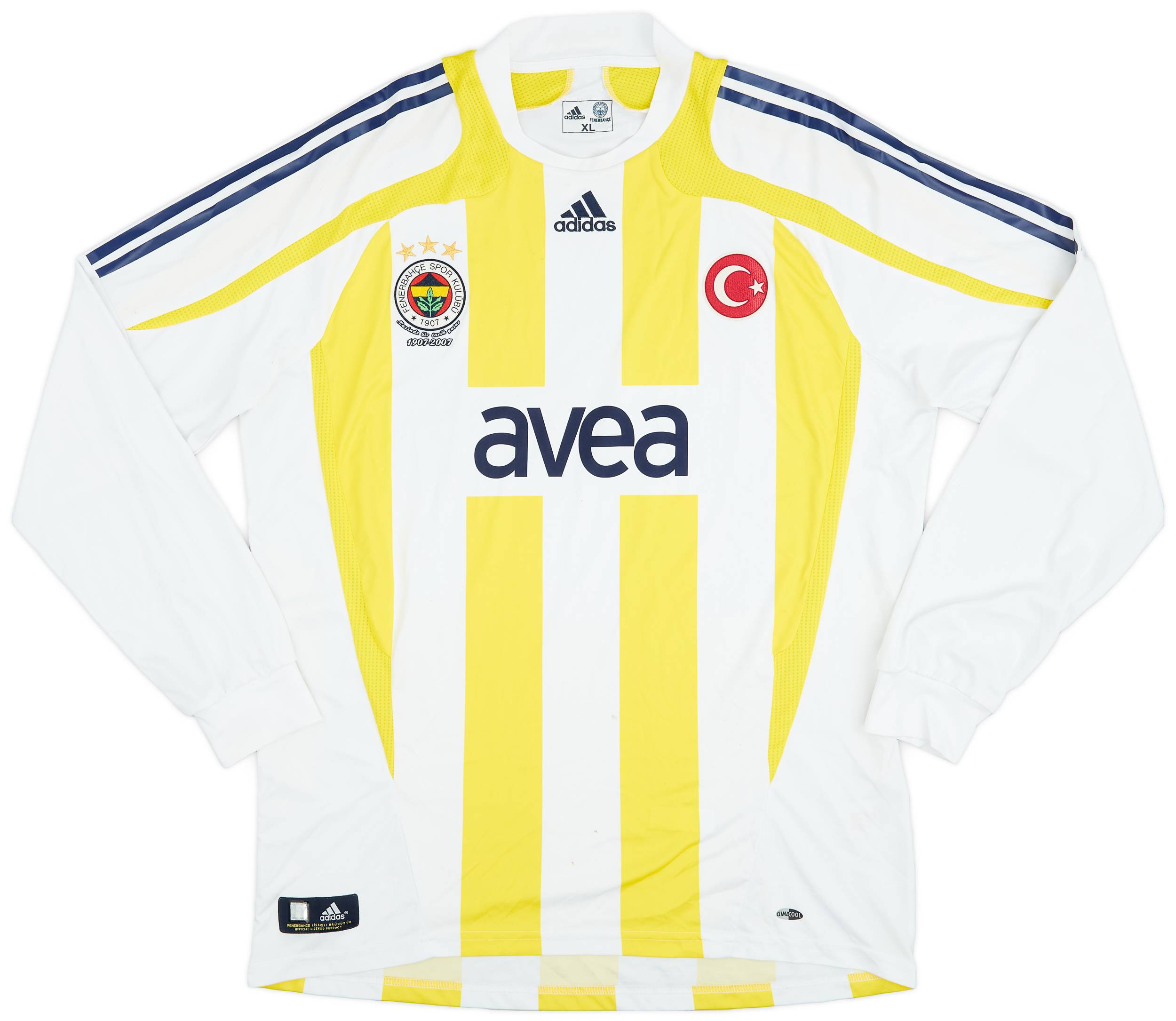 2007-08 Fenerbahce European Away L/S Shirt - 8/10 - (XL)