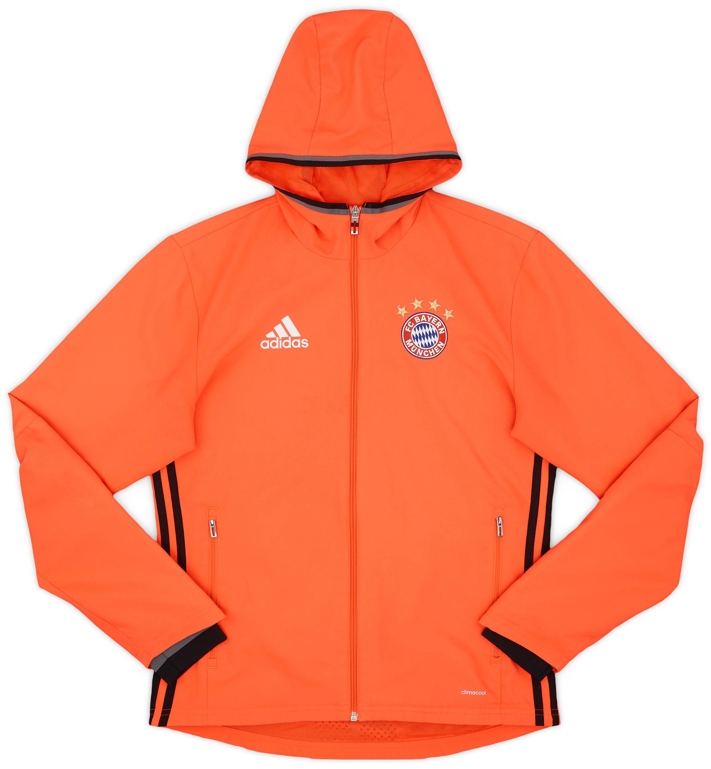 2016-17 Bayern Munich adidas Hooded Rain Jacket - 7/10 - (S)