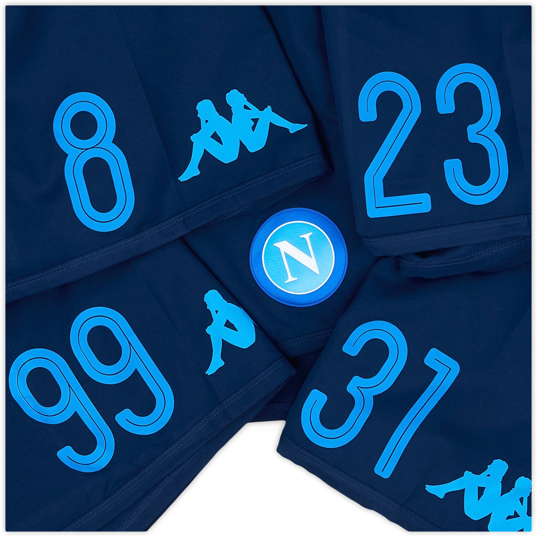 2017-18 Napoli Player Issue Third Shorts # - 7/10