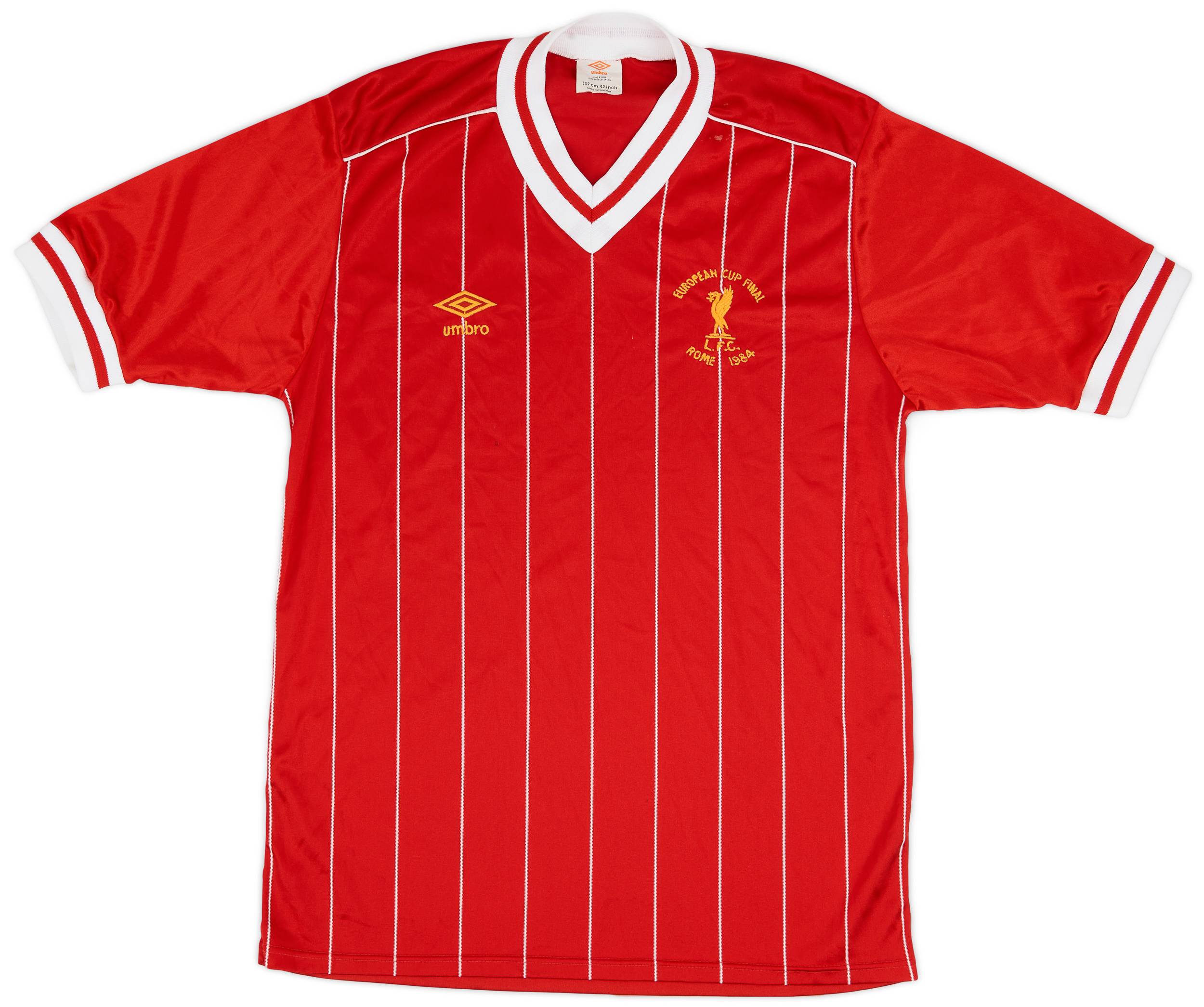 1982-85 Liverpool Home Shirt - 7/10 - (L)