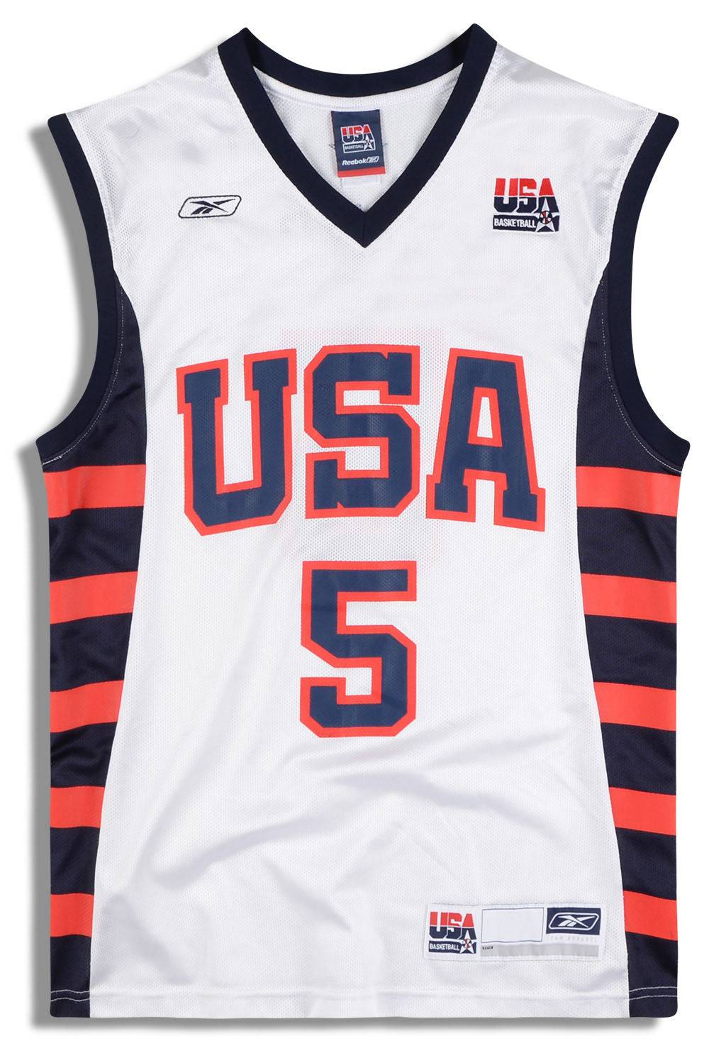 2004 USA Kidd #5 Reebok Jersey (Home) XL