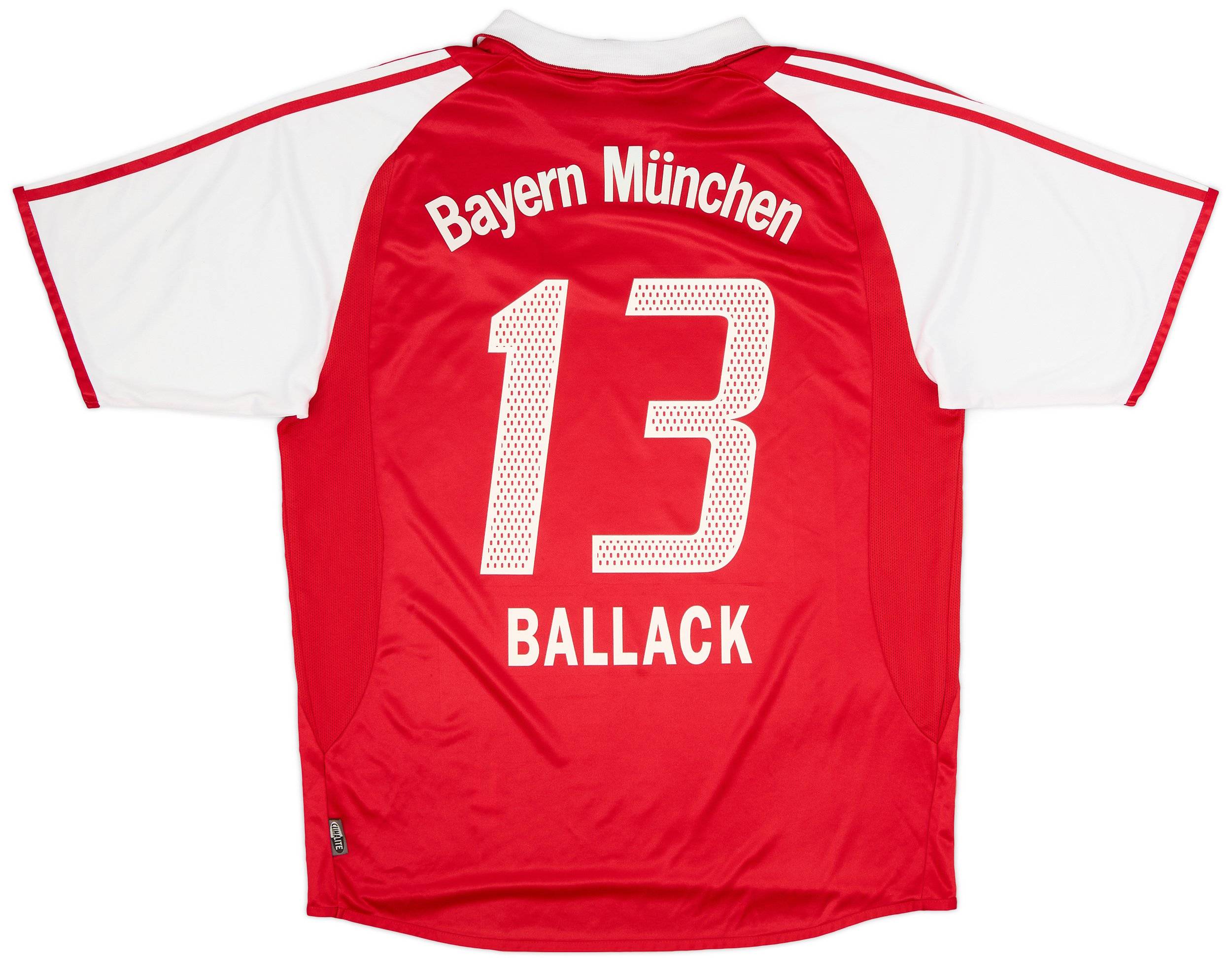 2004-05 Bayern Munich Home Shirt Ballack #13 - 8/10 - (L)