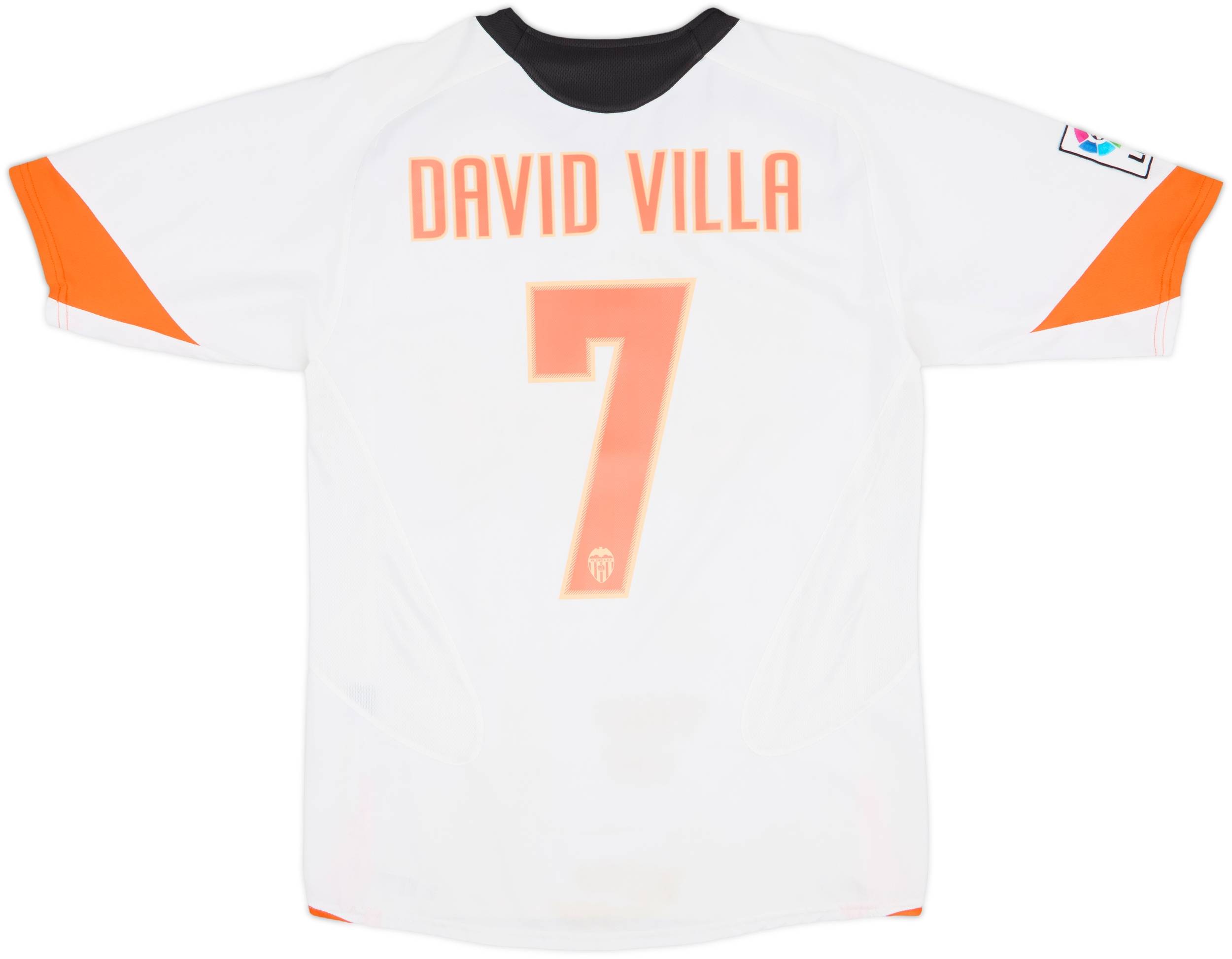 Valencia CF David Villa 7 ホームジャージ M Valencia CF David Villa 7 ホームジャージ M