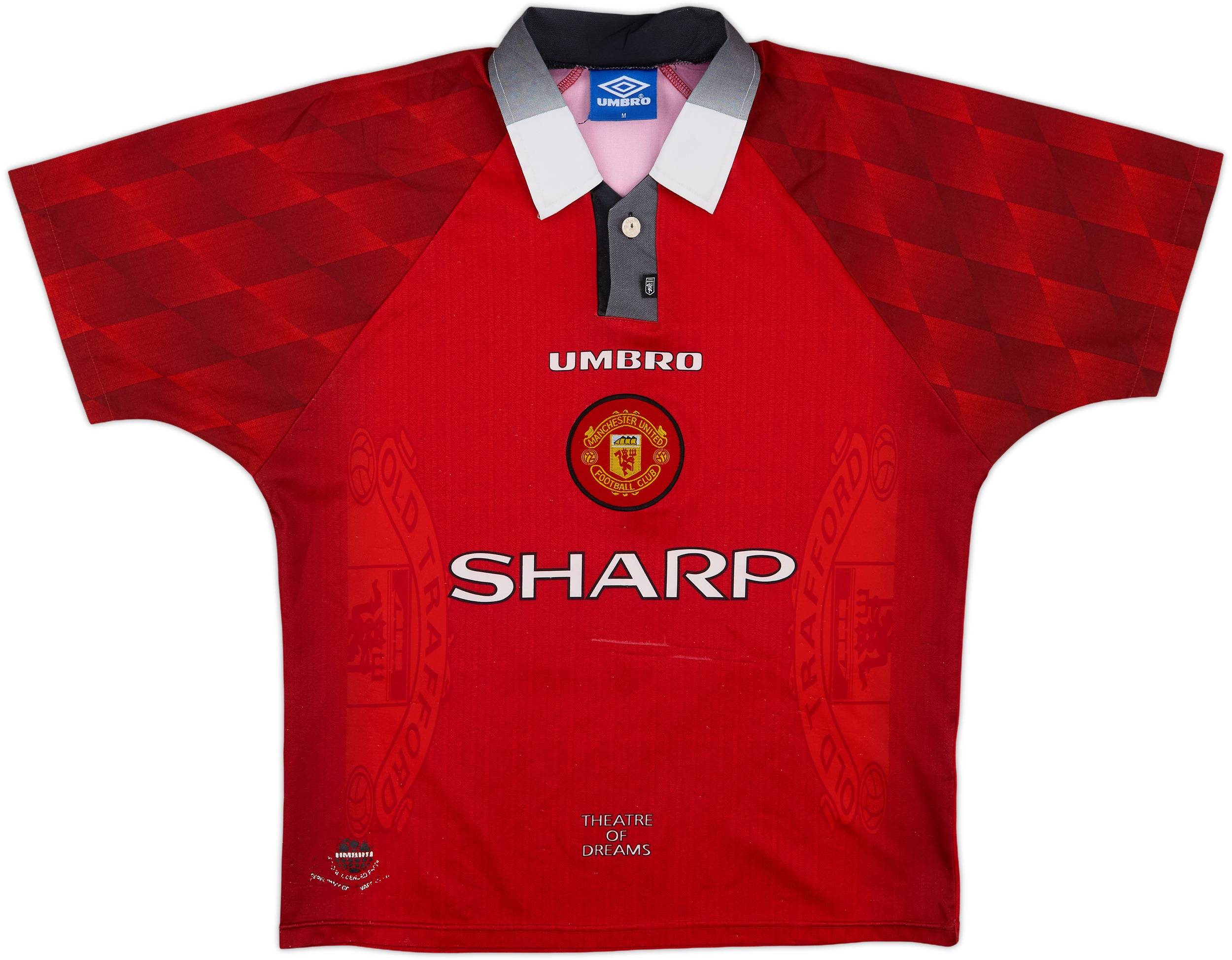 正規品　manchester united umbro ユニホーム ™️ 1996-98 Manchester United Home Shirt Cantona #7 - 6/10 - (M)