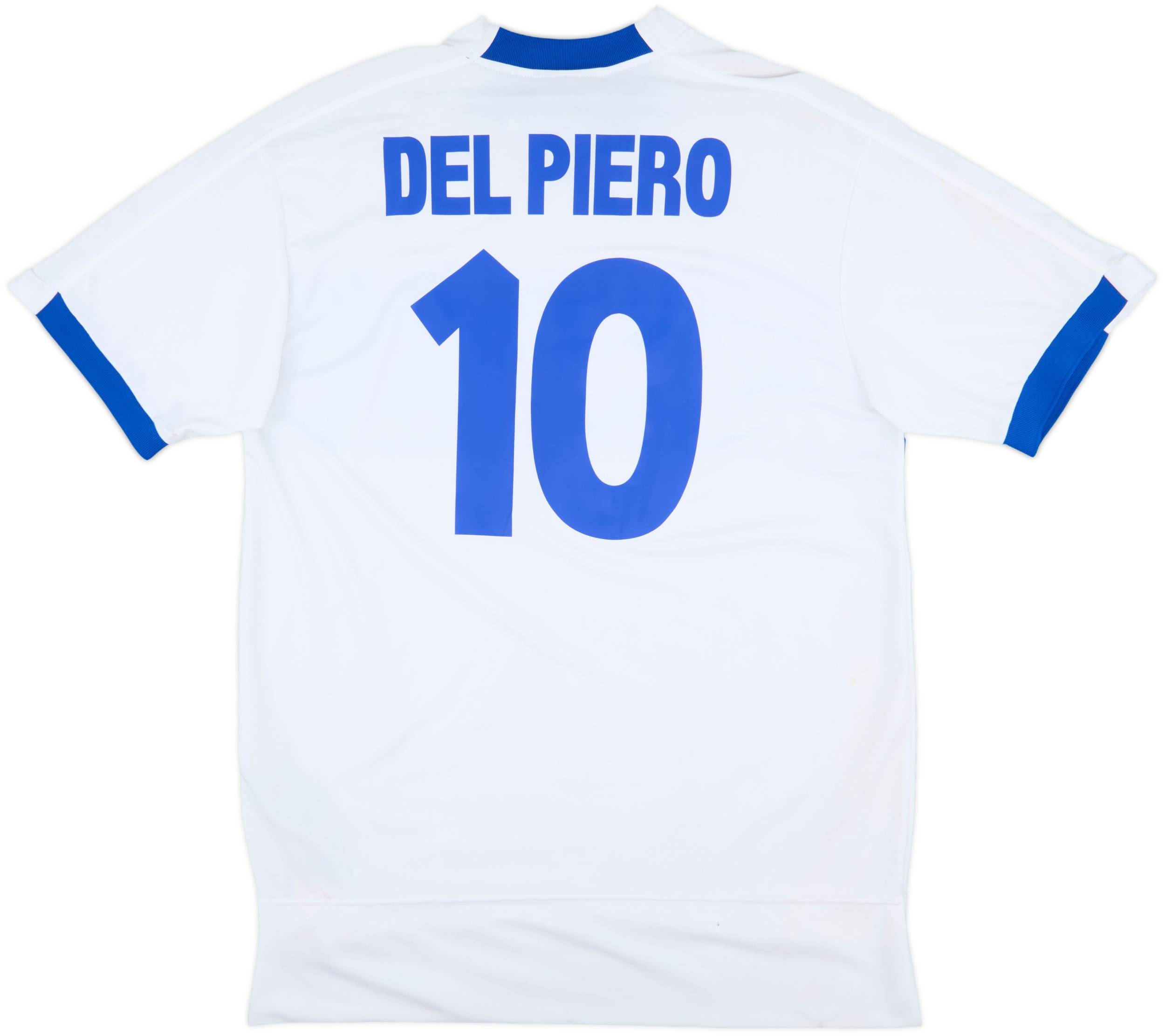 イタリア代表　デルピエロ10番　football Italy away 1998-00 Italy Away Shirt Del Piero #10 (XL)