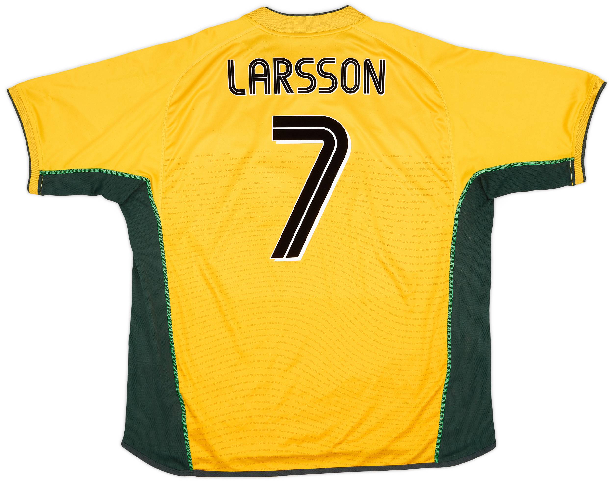 2003-04 Celtic Third Shirt Larsson #7 - 7/10 - (XXL)
