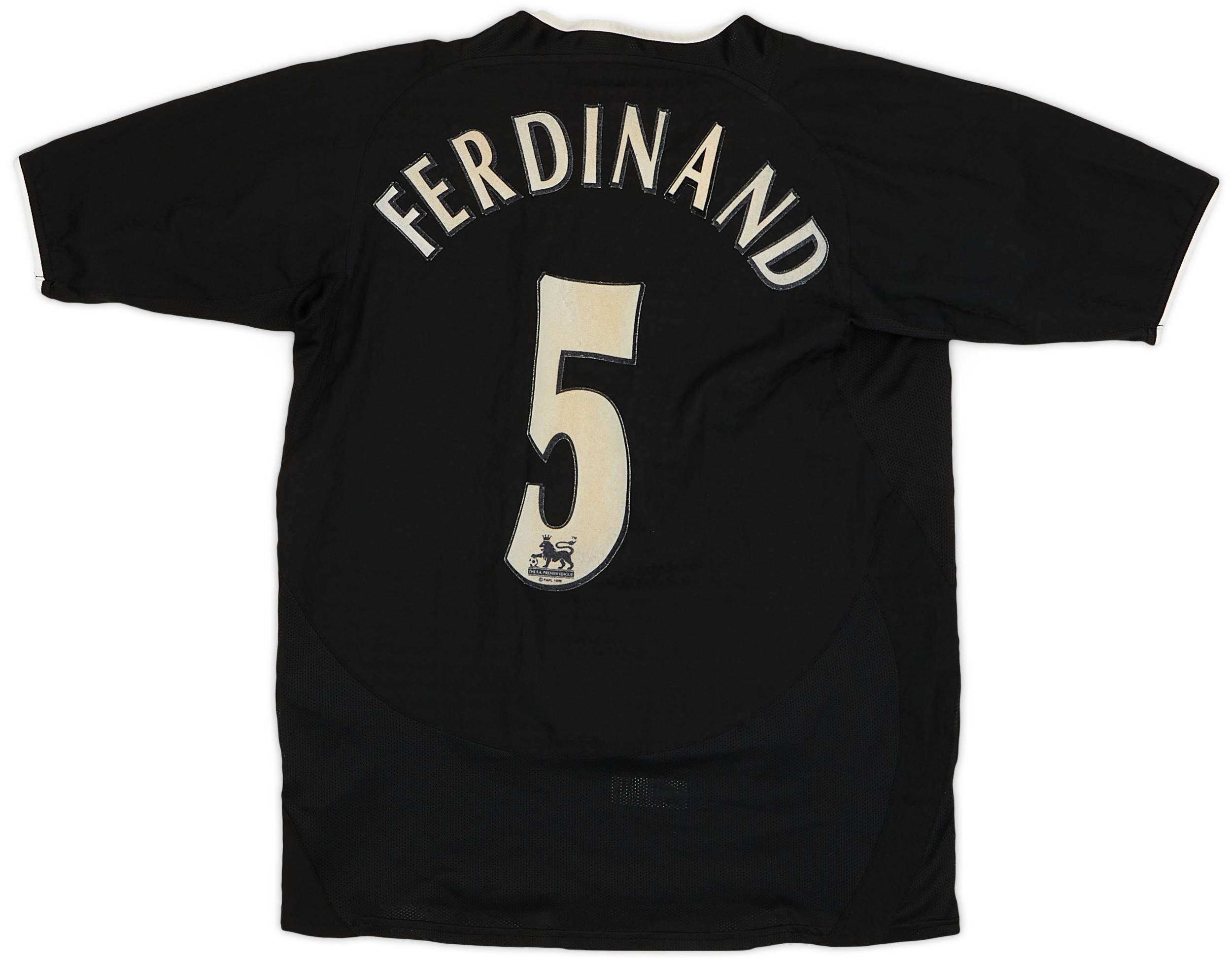 2003-05 Manchester United Away Shirt Ferdinand #5 - 5/10 - (XL.Boys)