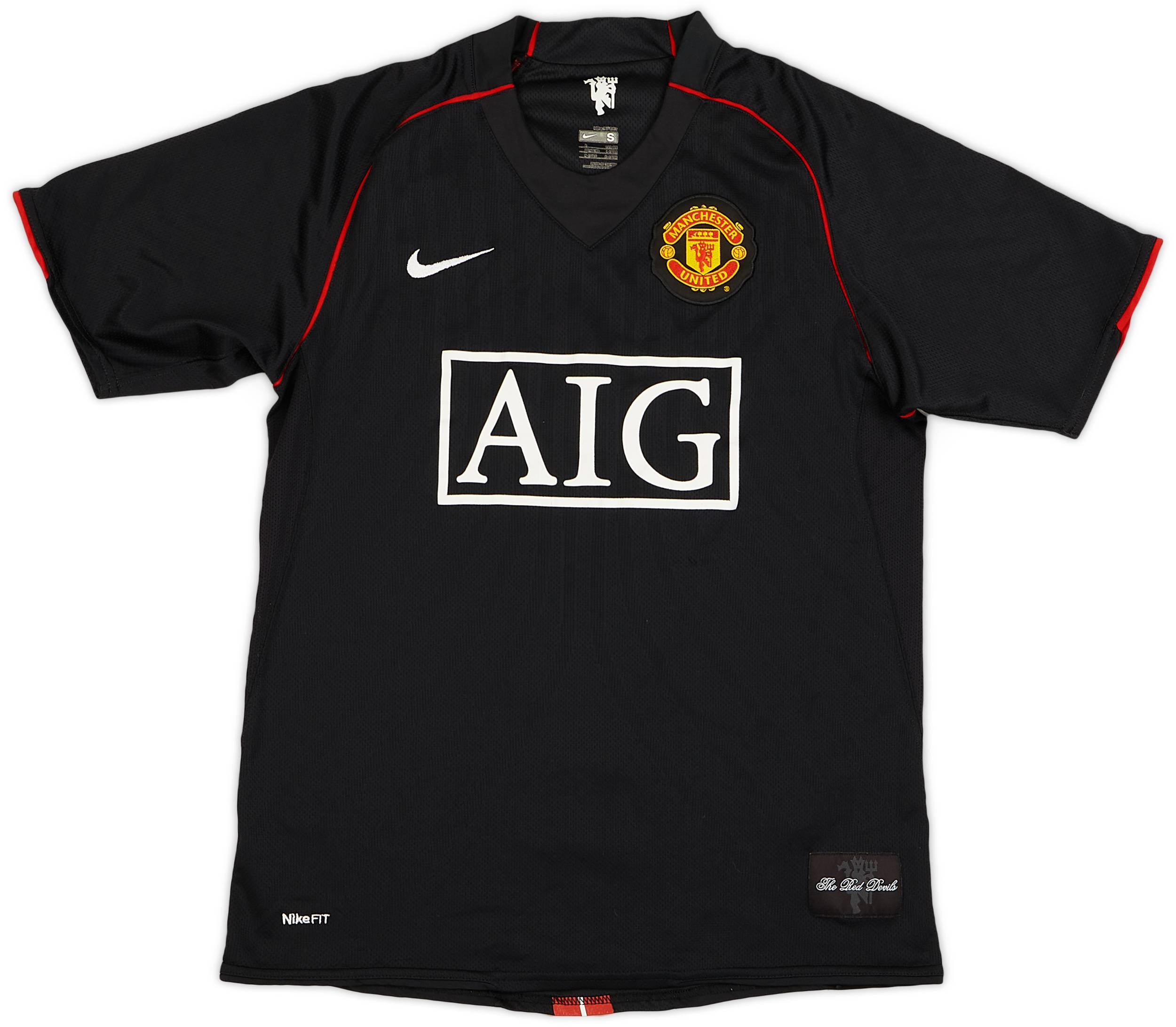 2007-08 Manchester United Away Shirt Anderson #8 - 8/10 - (S)