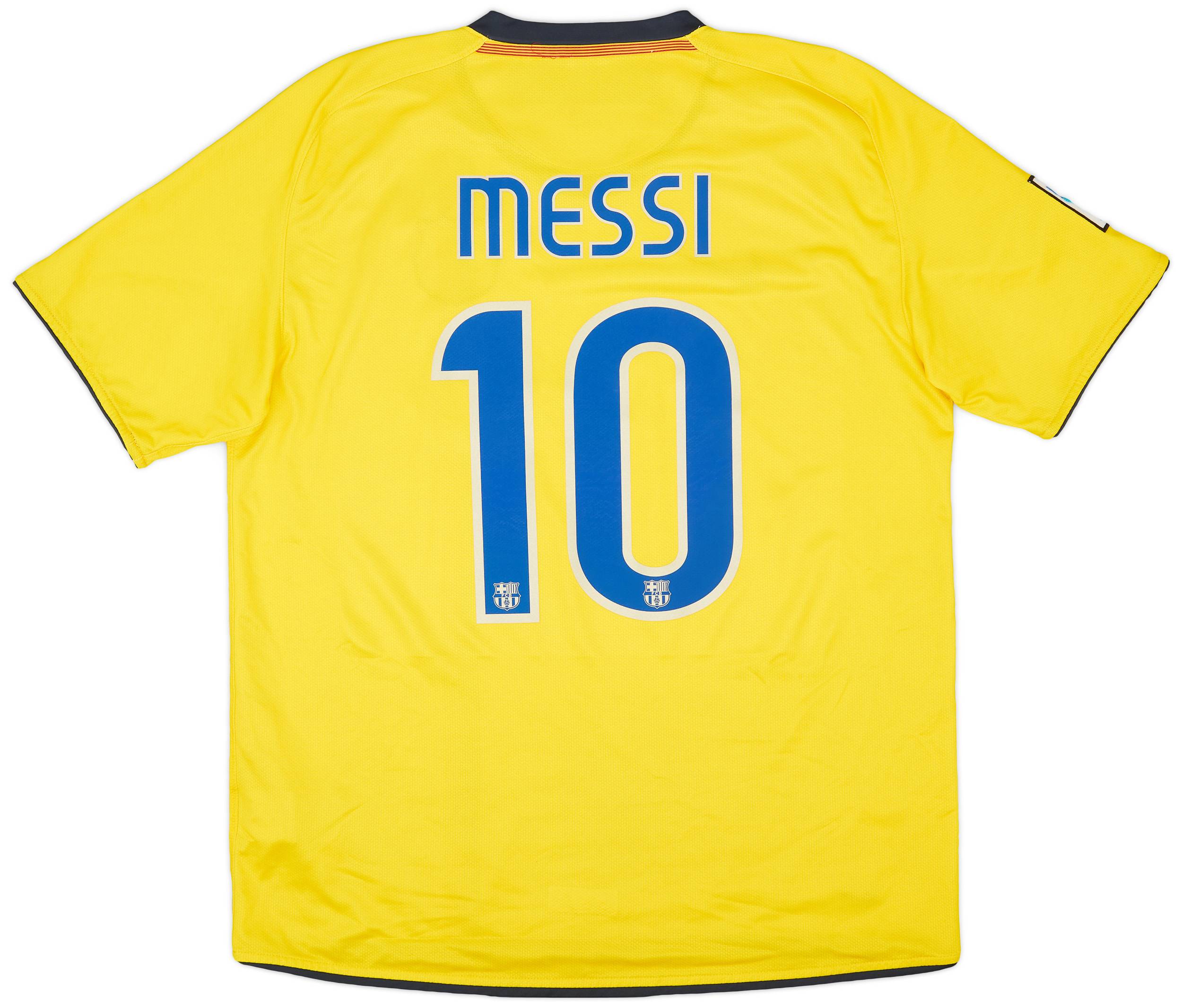 2008-10 Barcelona Away Shirt Messi #10 - 7/10 - (L)