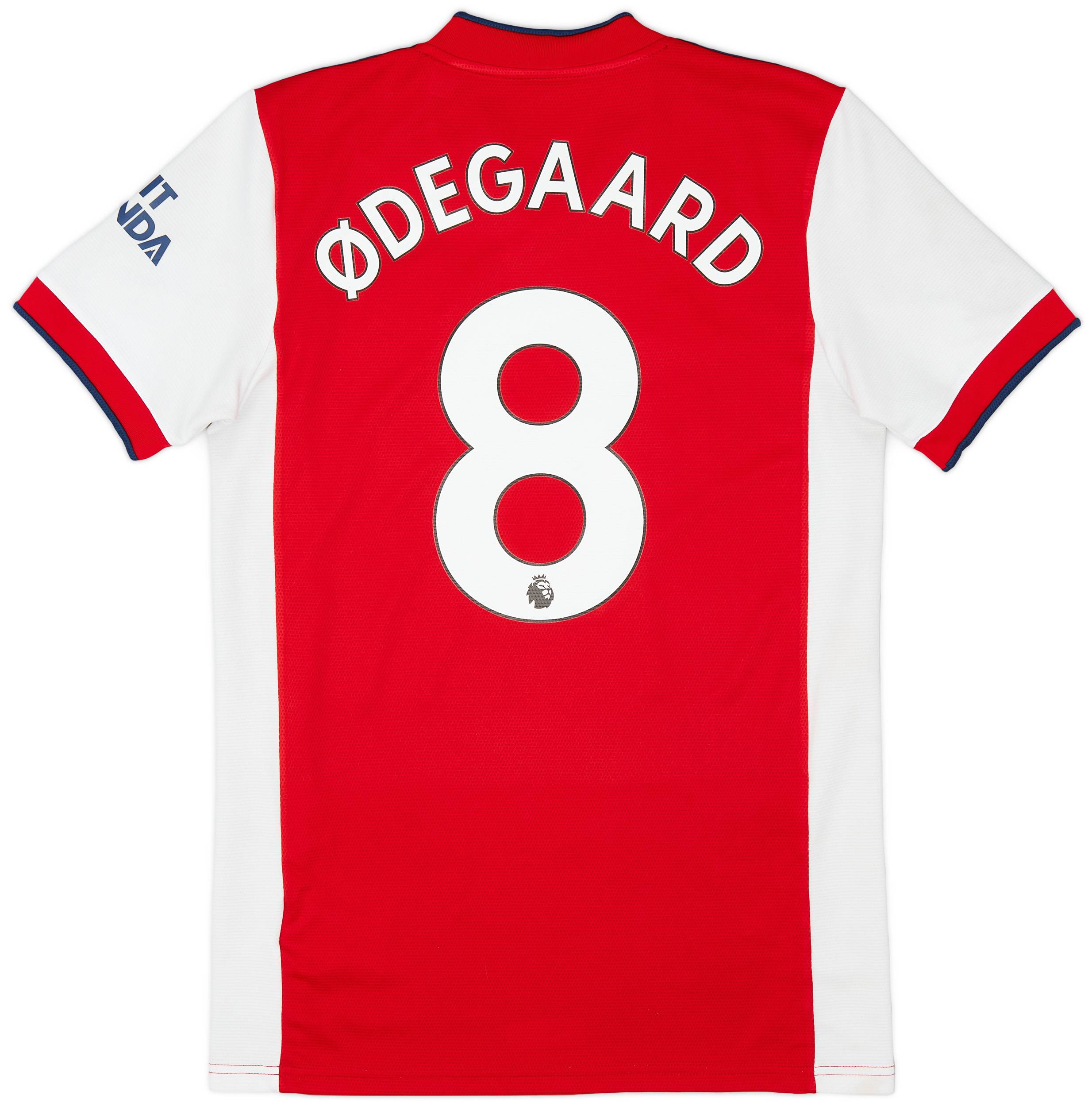 2021-22 Arsenal Home Shirt Ødegaard #8 - 3/10 - (S)