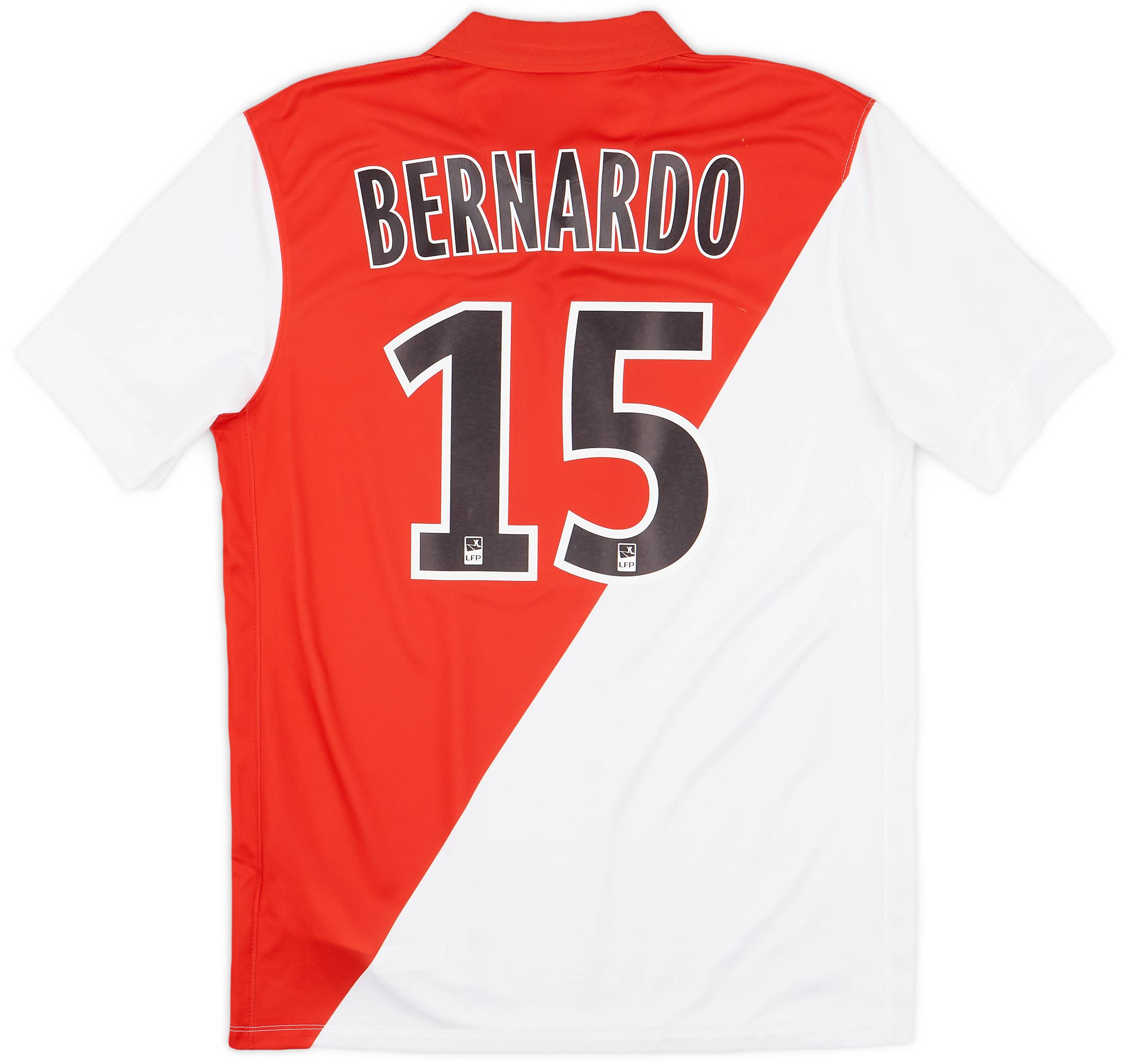 2014-15 Monaco Home Shirt Bernardo Silva #15 - 8/10 - (M)
