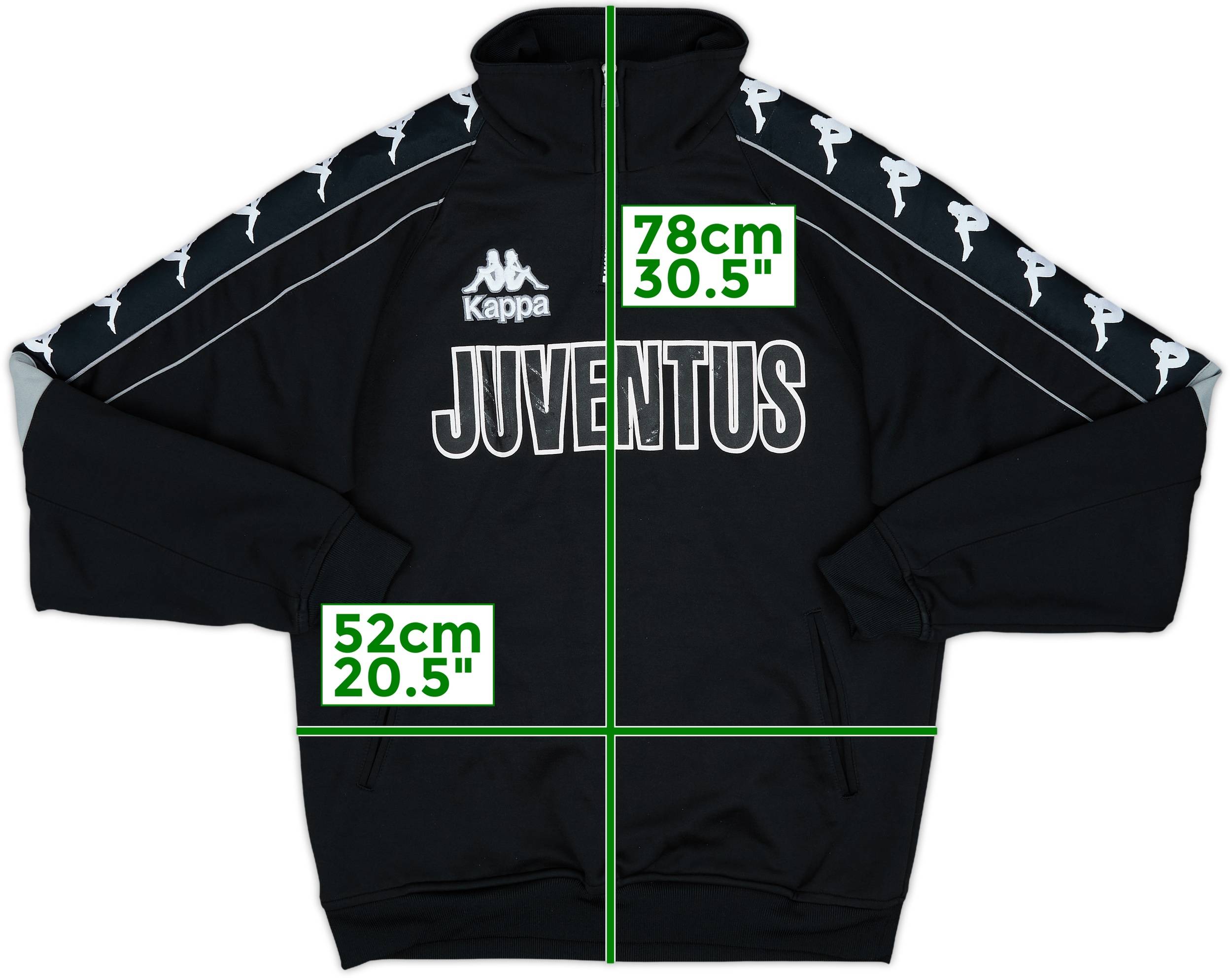 1995-97 Juventus Kappa 1/4 Zip Drill Top - 6/10 - (L)