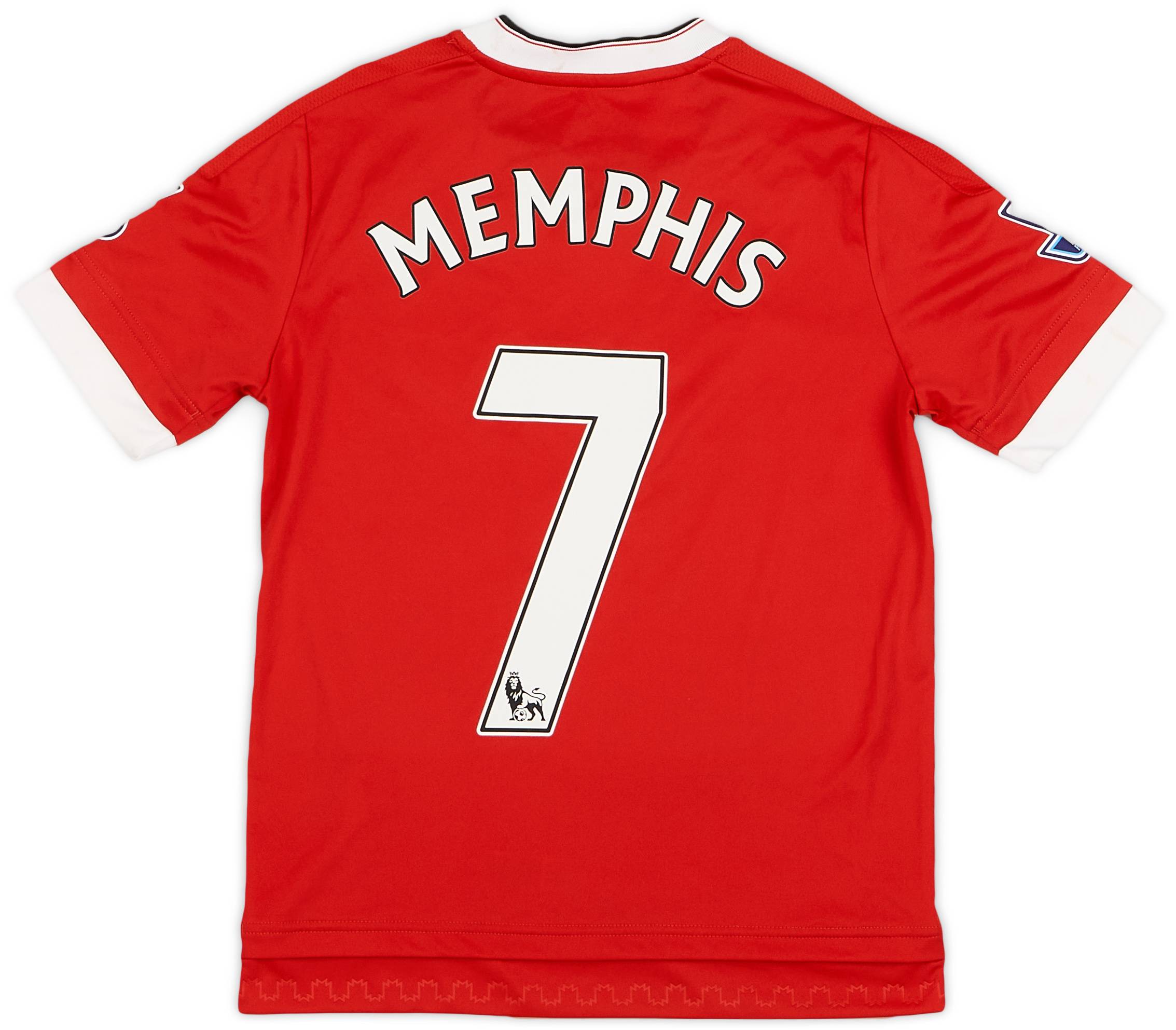 2015-16 Manchester United Home Shirt Memphis #7 - 8/10 - (M.Boys)