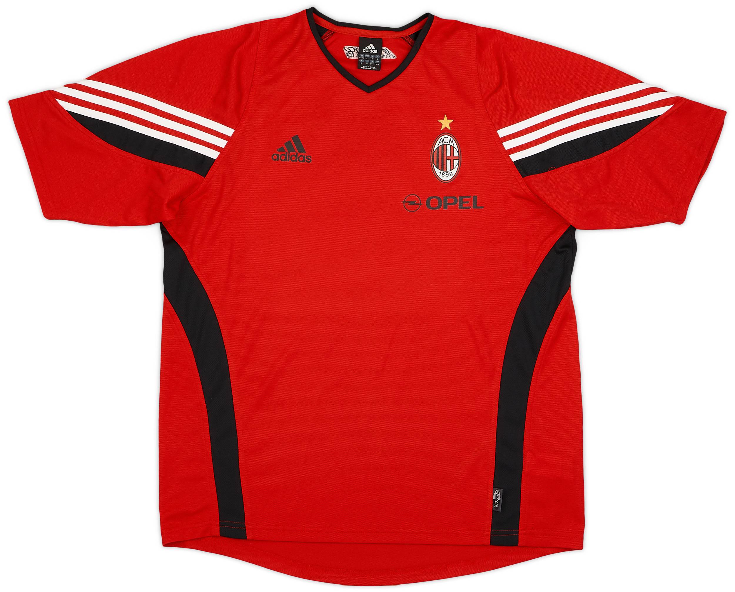 2003-04 AC Milan adidas Training Shirt - 6/10 - (L/XL)