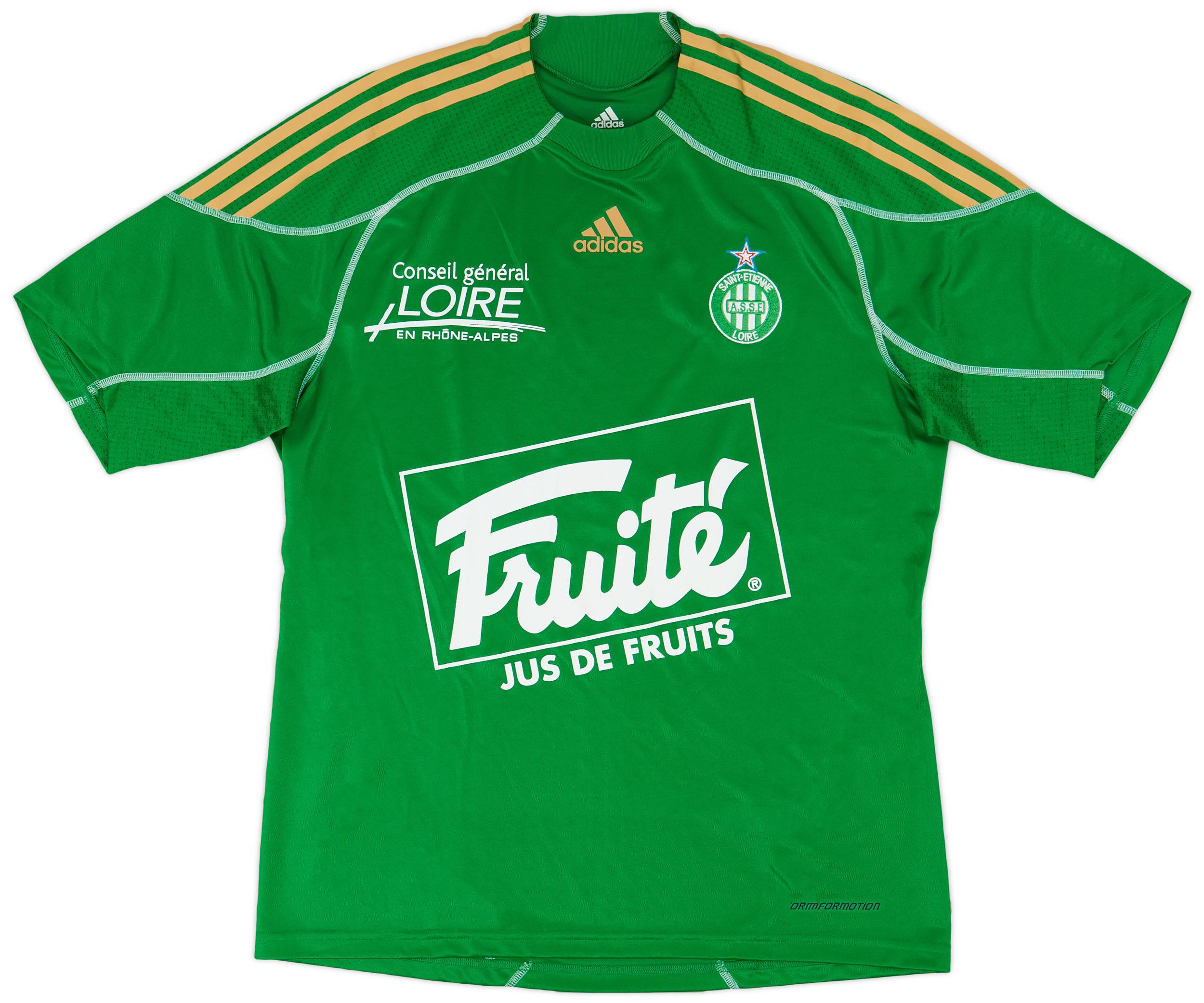 2009-10 Saint Etienne Player Issue Home Shirt - 8/10 - (L)