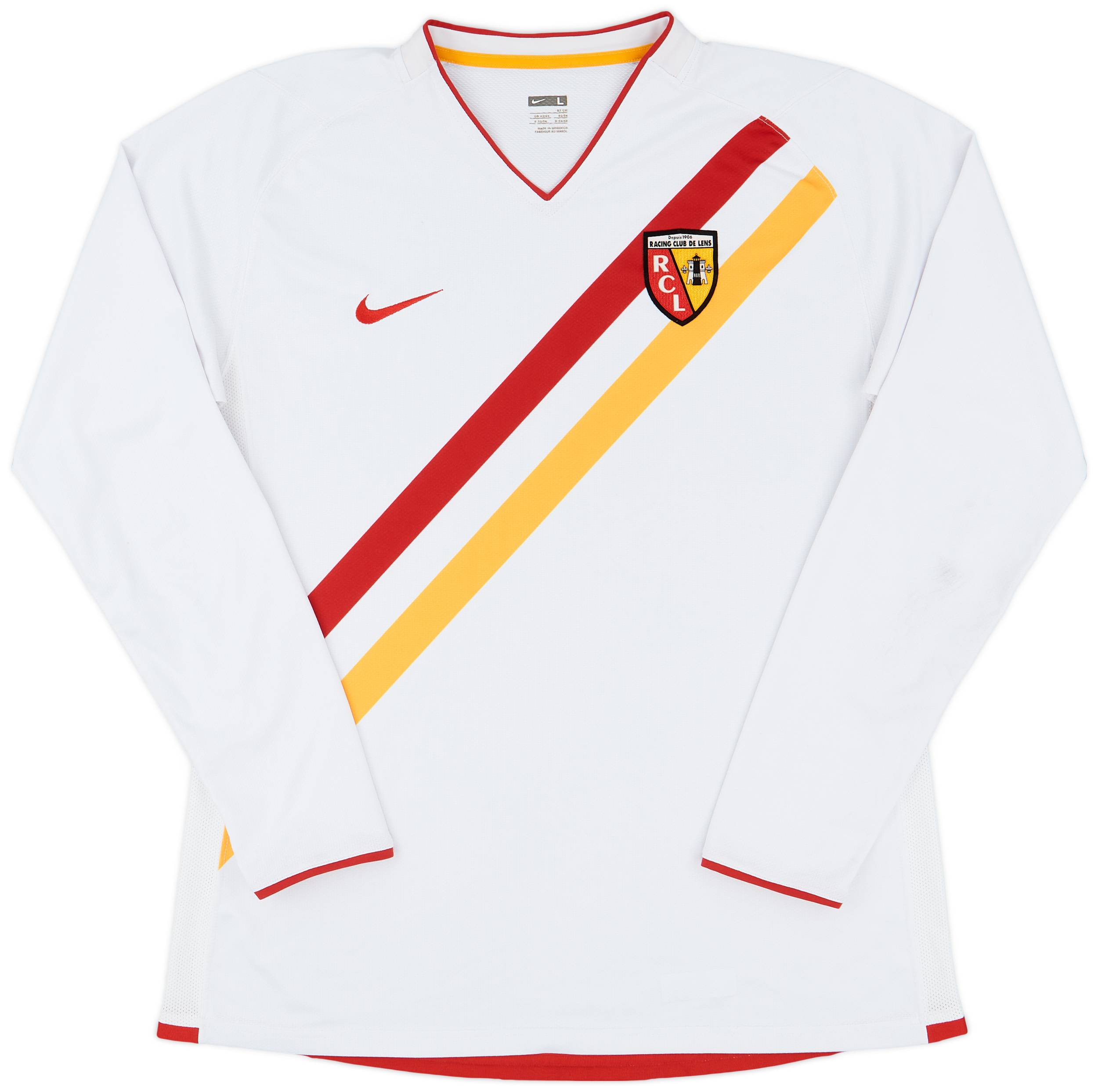 2006-07 Lens Player Issue Away L/S Shirt - 7/10 - (L)