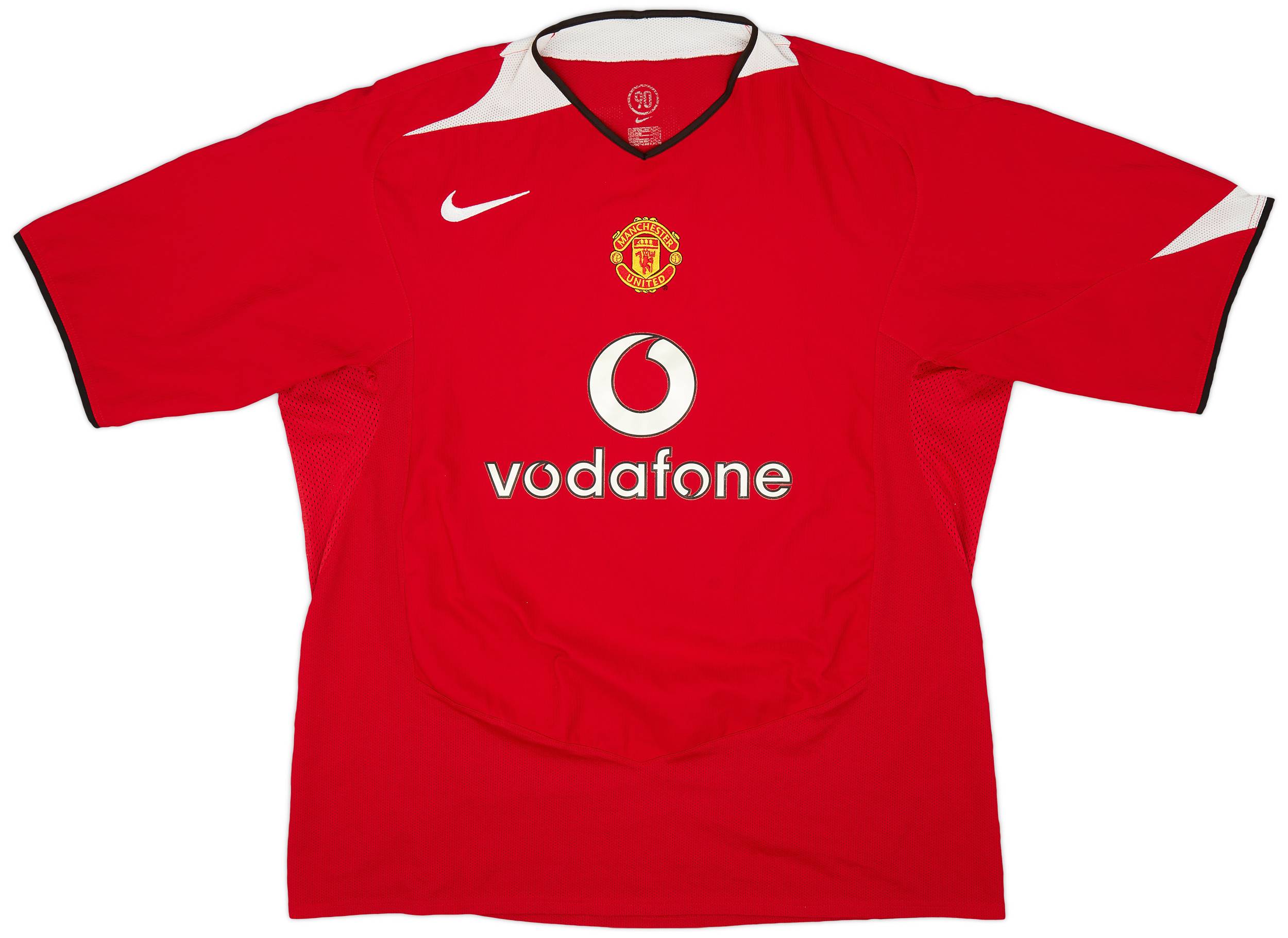 Manchester United Smith 14 マンチェスターユナイテッド 2004-06 Manchester United Home Shirt Smith #14 - 6/10 - (XXL)