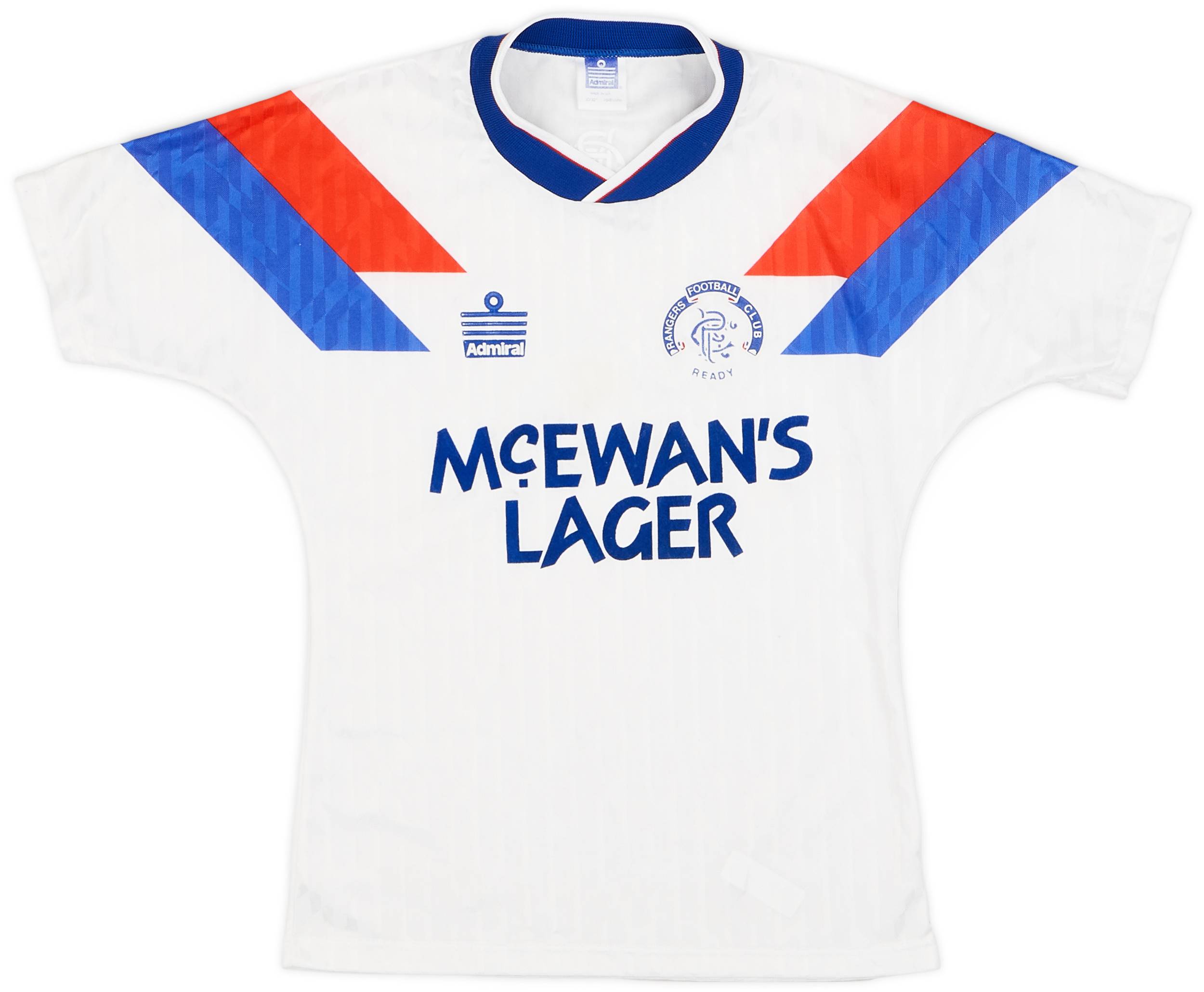 1990-92 Rangers Away Shirt - 8/10 - (M.Boys)