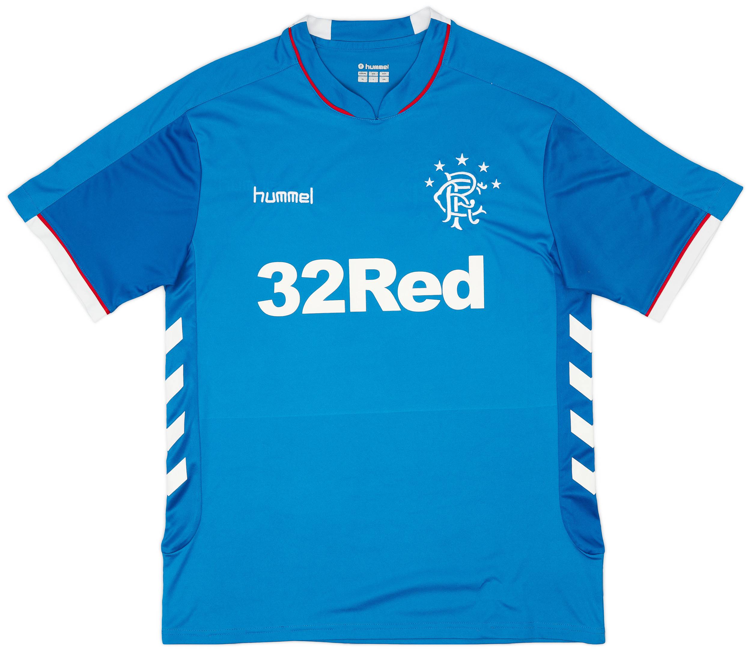 2018-19 Rangers Home Shirt - 6/10 - (XL)