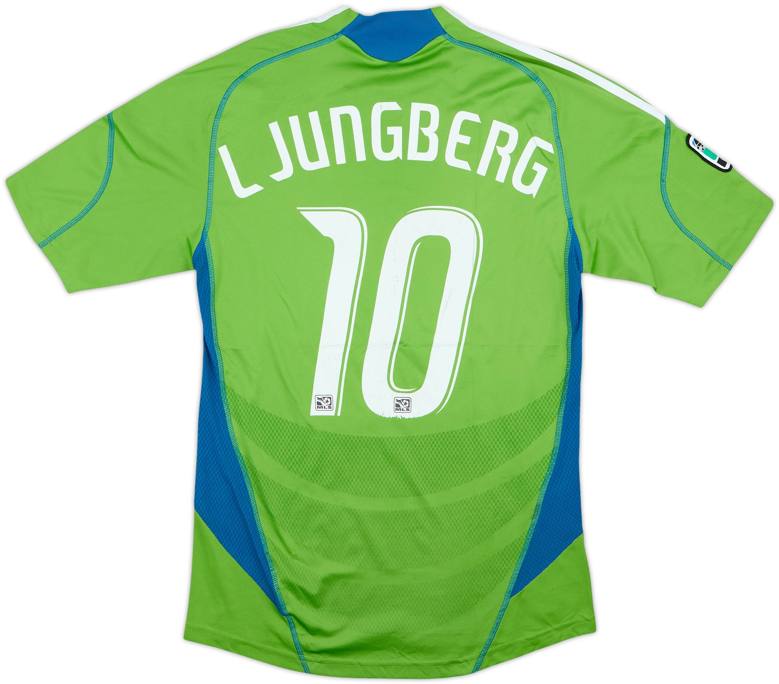 2009-10 Seattle Sounders Home Shirt Ljungberg #10 - 6/10 - (S)