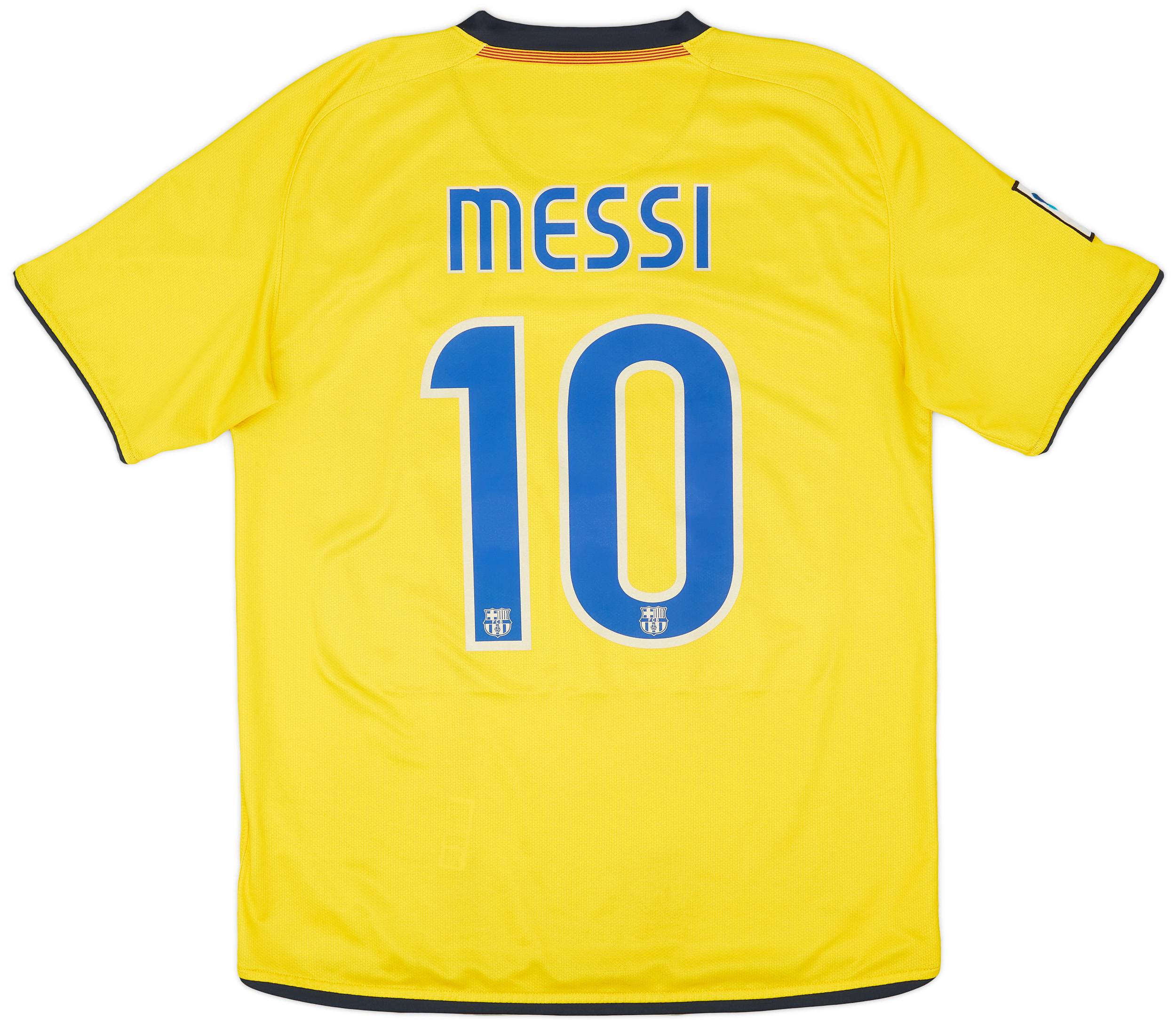 2008-10 Barcelona Away Shirt Messi #10 - 7/10 - (M)