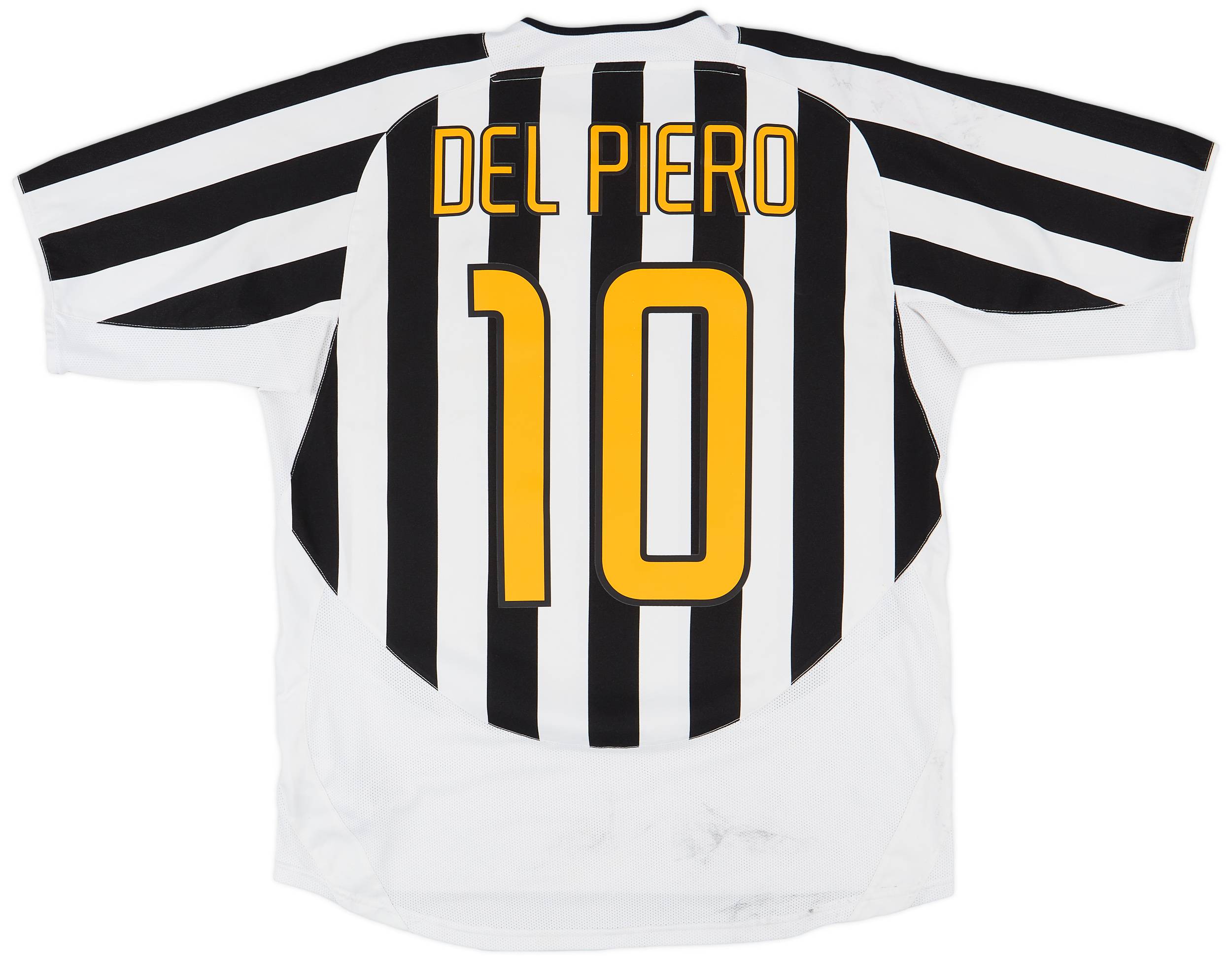 2003-04 Juventus Home Shirt Del Piero #10 - 6/10 - (L)