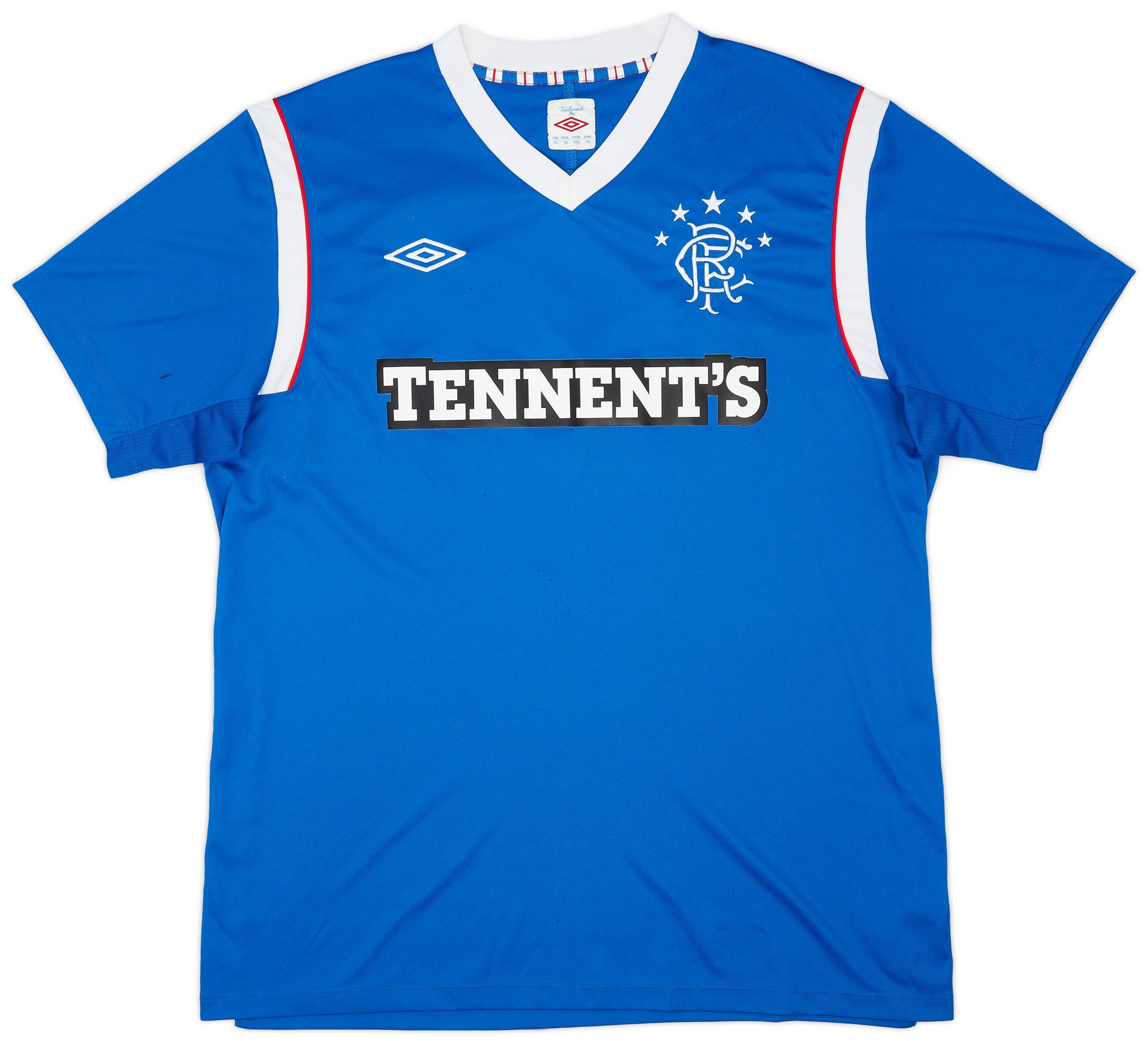 2011-12 Rangers Home Shirt - 8/10 - (XL)