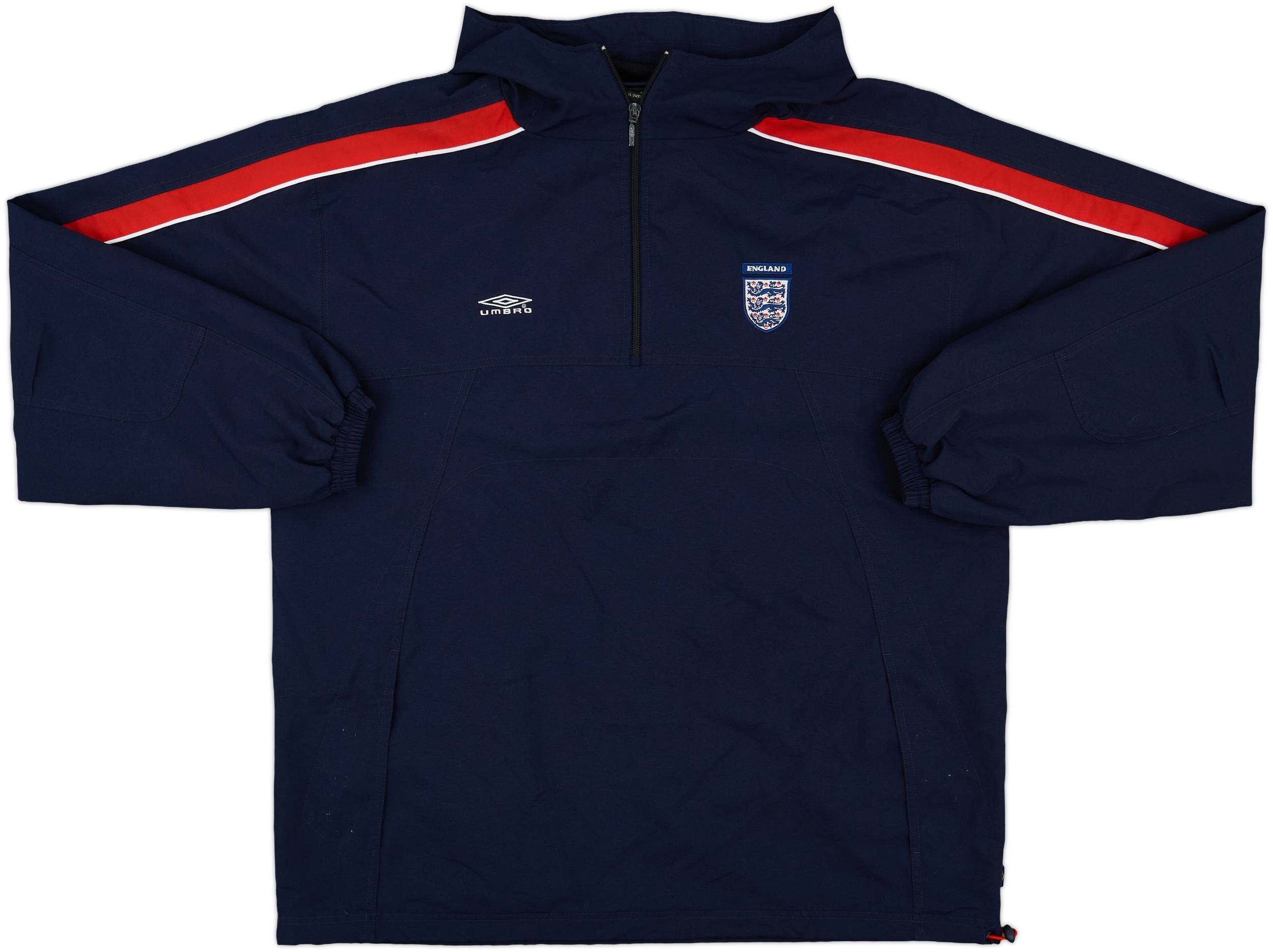2004-06 England Umbro 1/4 Zip Drill Top - 8/10 - (L)