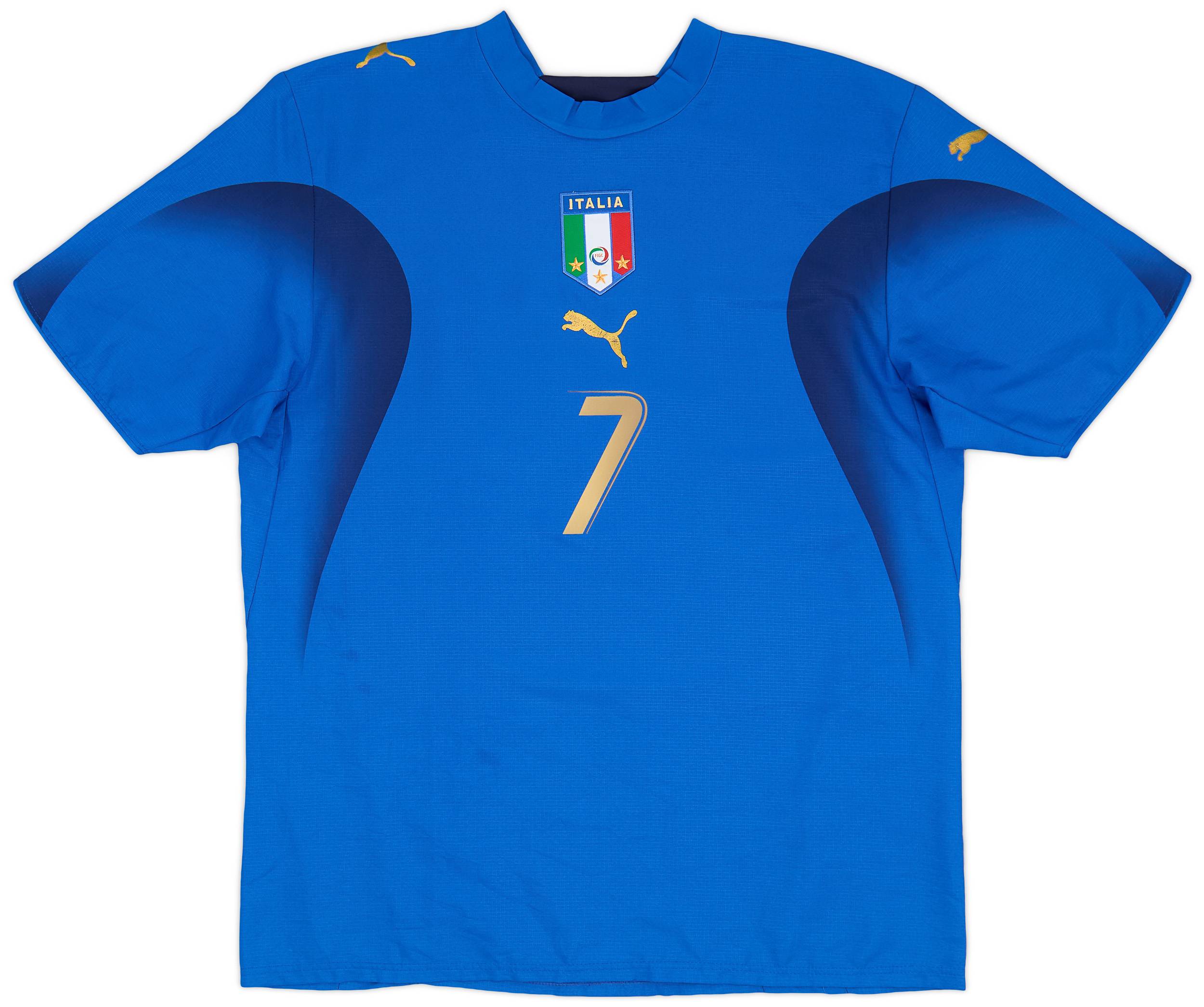 2006 Italy Home Shirt Del Piero #7