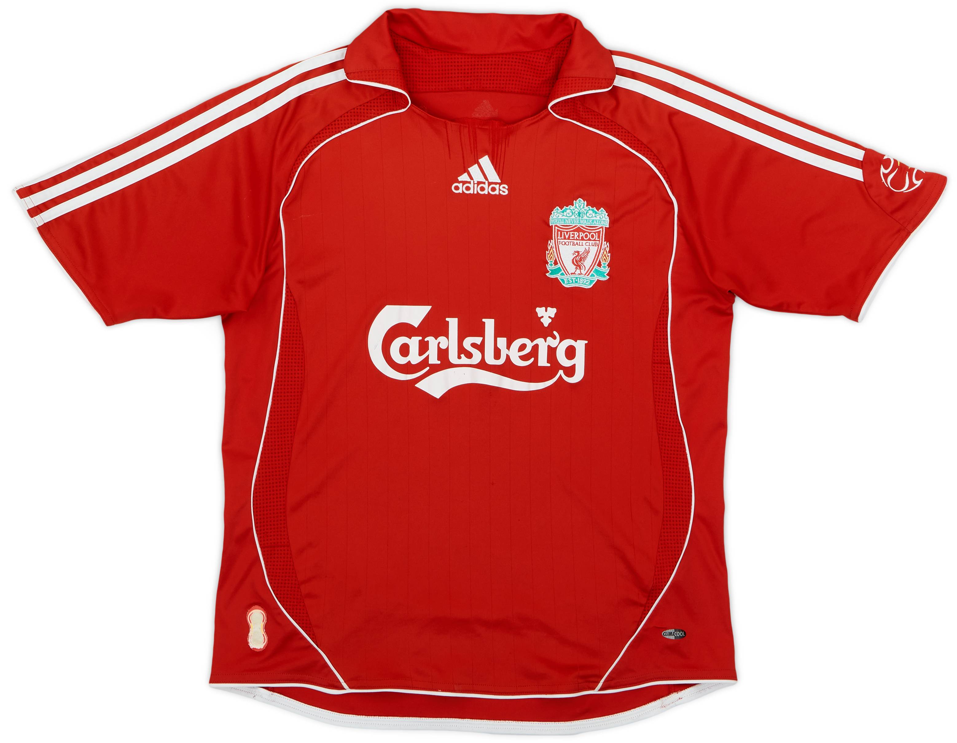 2006-08 Liverpool Home Shirt - 5/10 - (XL.Boys)