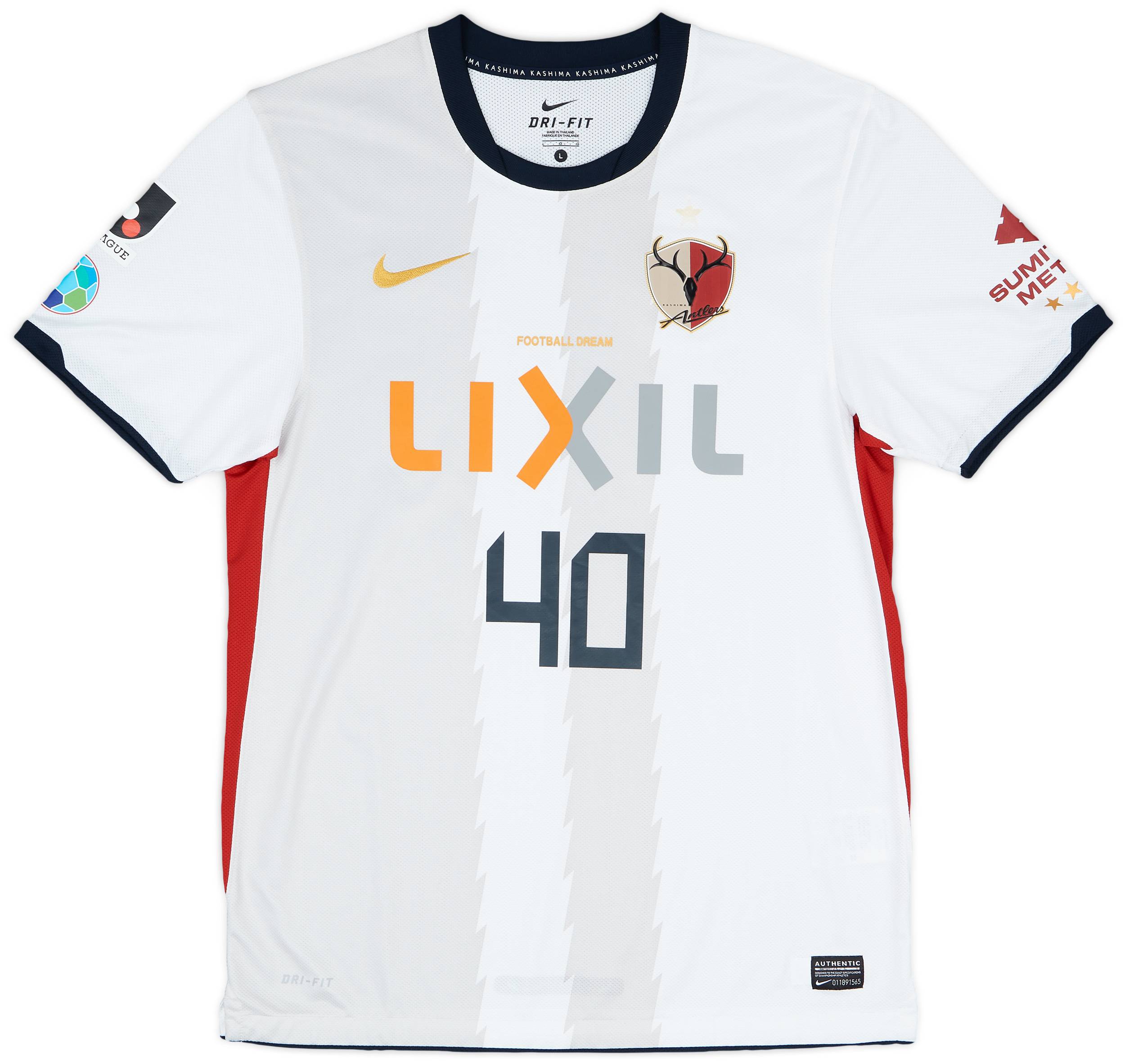 Kashima Antlers DRI-FIT シャツ XL 2019 Kashima Antlers Home Jersey J. league Soccer Shirt Size