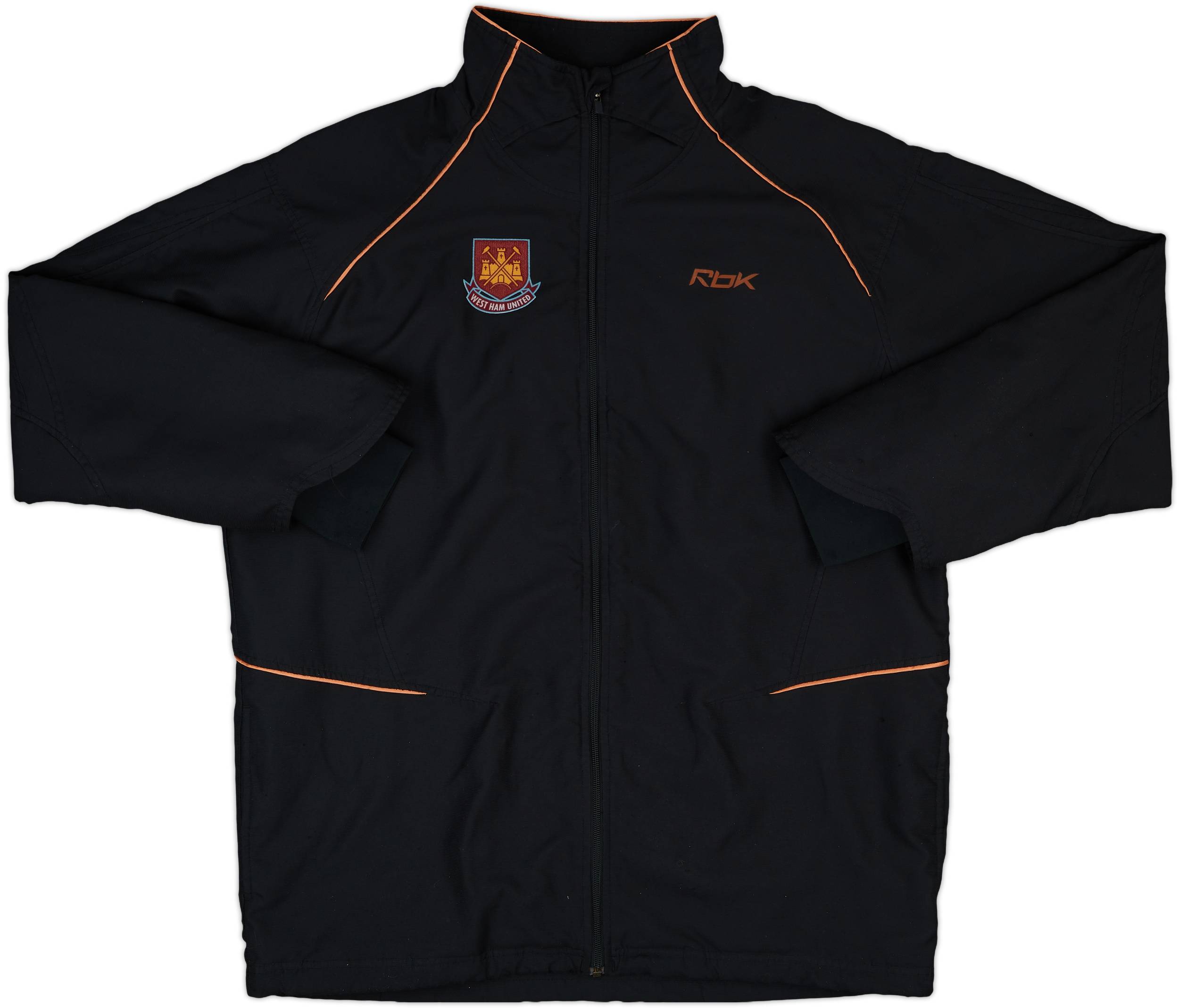 2005-07 West Ham Reebok Track Jacket - 8/10 - (XXL)