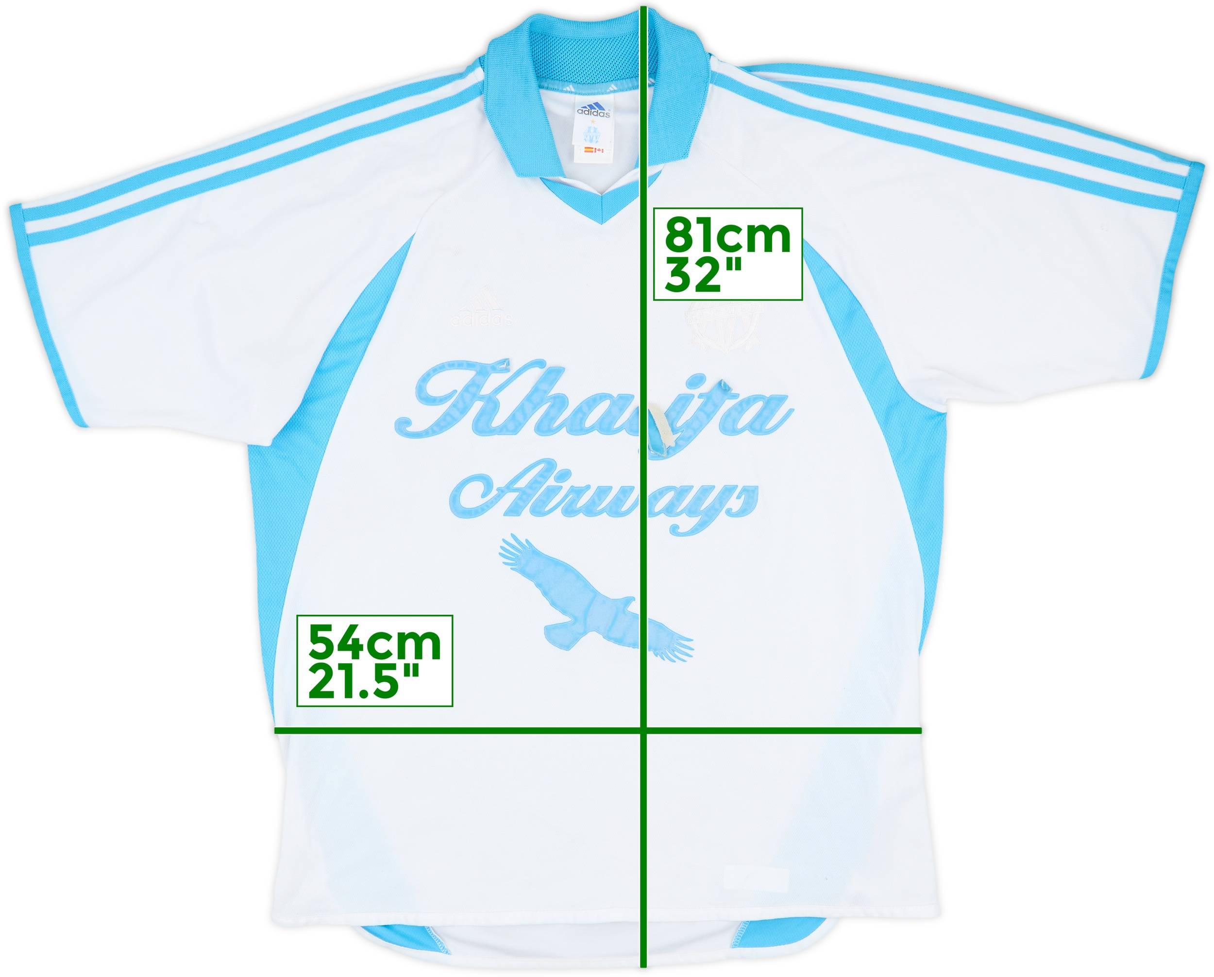 2001-02 Olympique Marseille Home Shirt - 4/10 - (L)