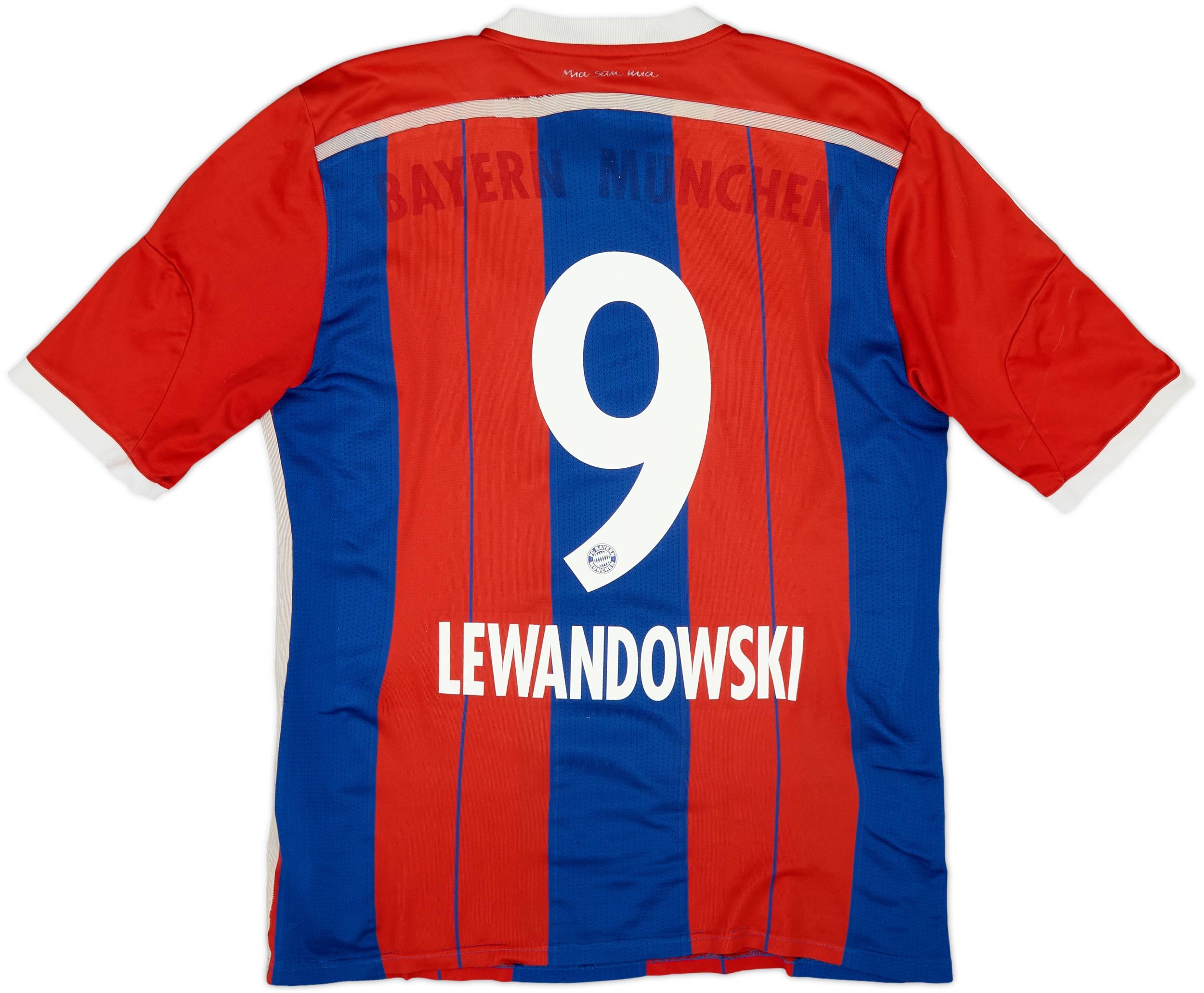 2014-15 Bayern Munich Home Shirt Lewandowski #9 - 3/10 - (M)